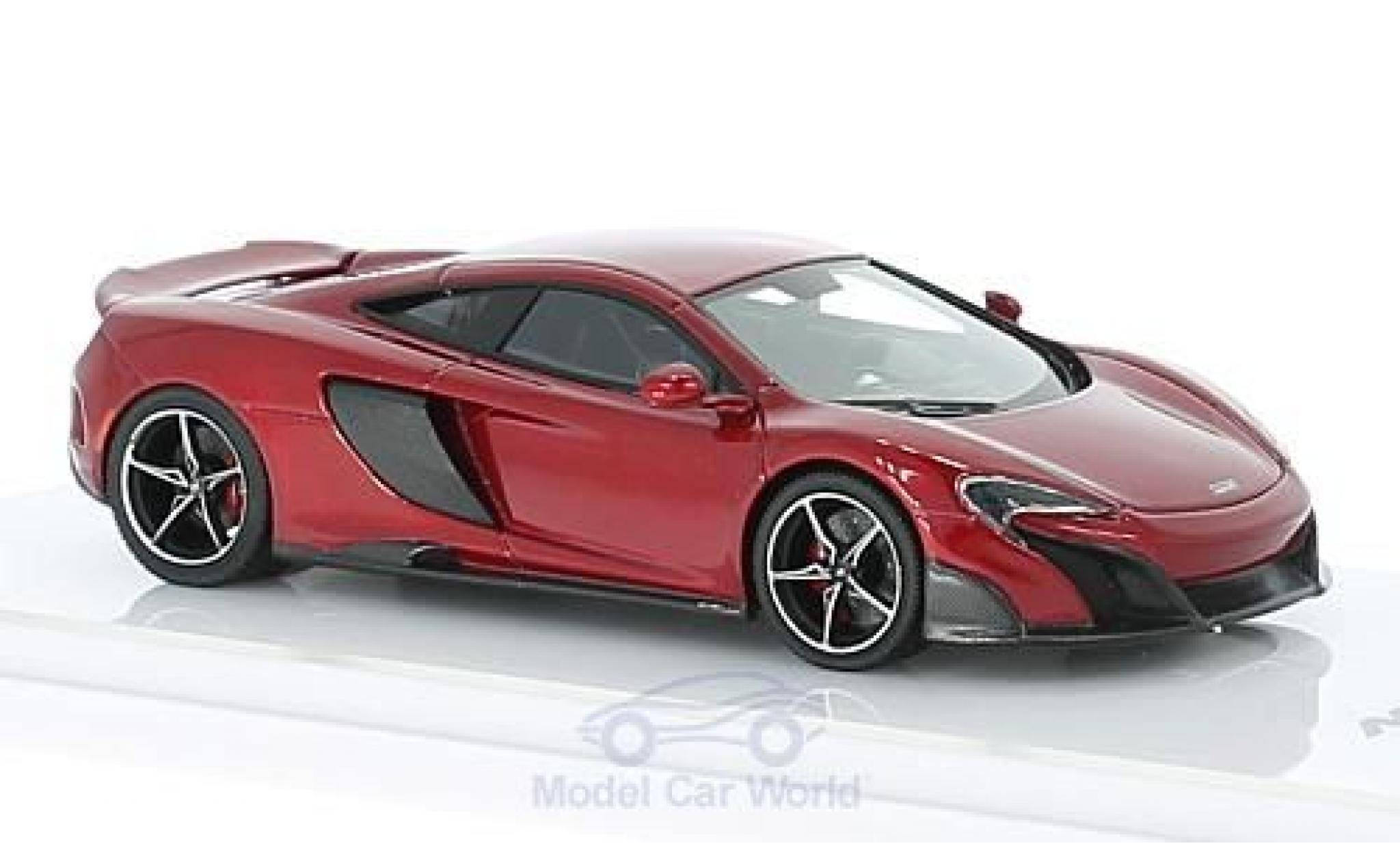 McLaren 675 1/43 TrueScale Miniatures LT metallic rood 2015 modelauto