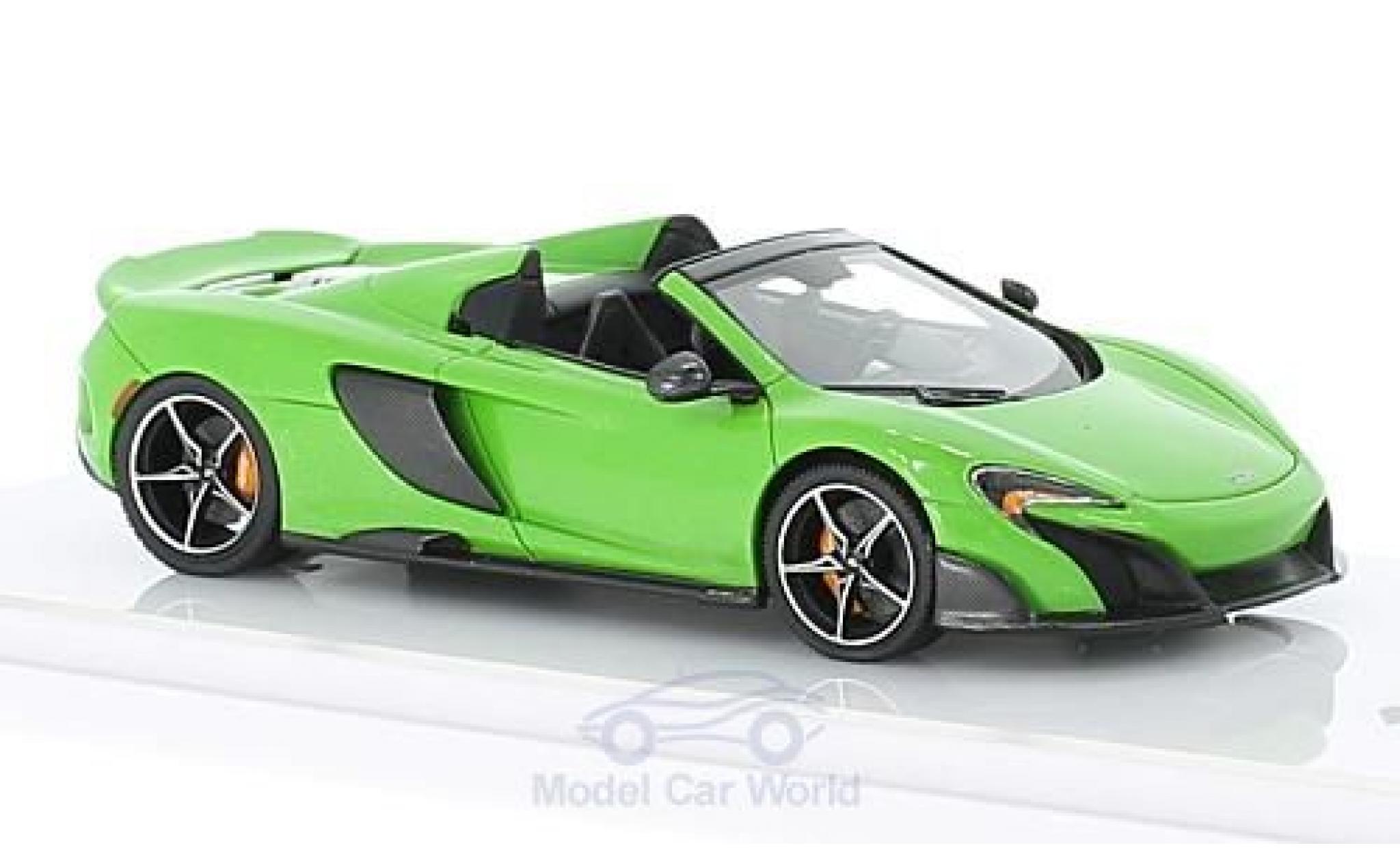 McLaren 675 1/43 TrueScale Miniatures LT Spider groen 2016 modelauto