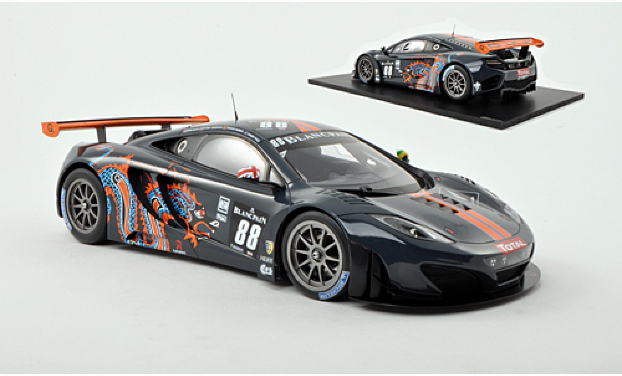 McLaren MP4-12C 1/18 TrueScale Miniatures GT3 No.88 Von Ryan Racing FIA GT3 24h Spa 2012 R.Barff/C.Goodwin/A.Parente/R.Wills modelauto