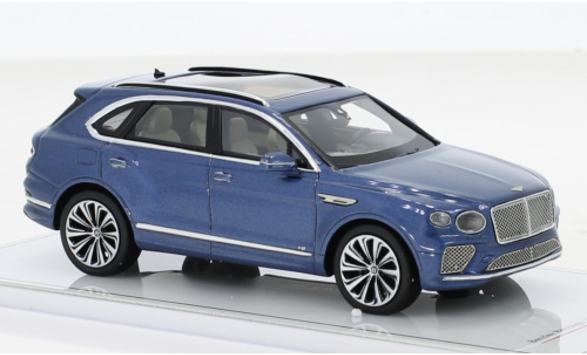 Bentley Bentayga 1/43 TrueScale Miniatures V8 metallic blauw 2020 modelauto