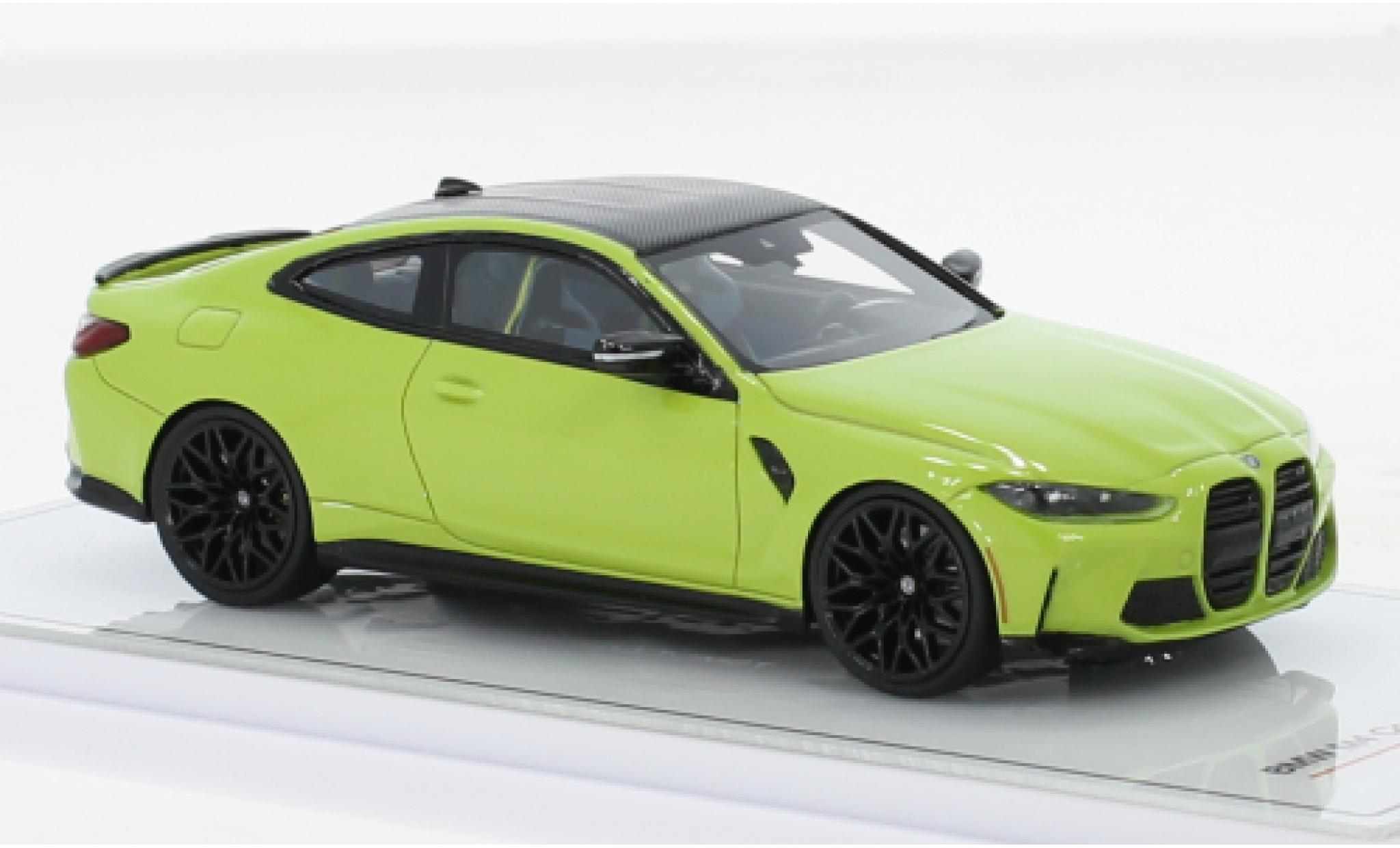 Bmw M4 1/43 TrueScale Miniatures Competition (G82) groen 2021 modelauto