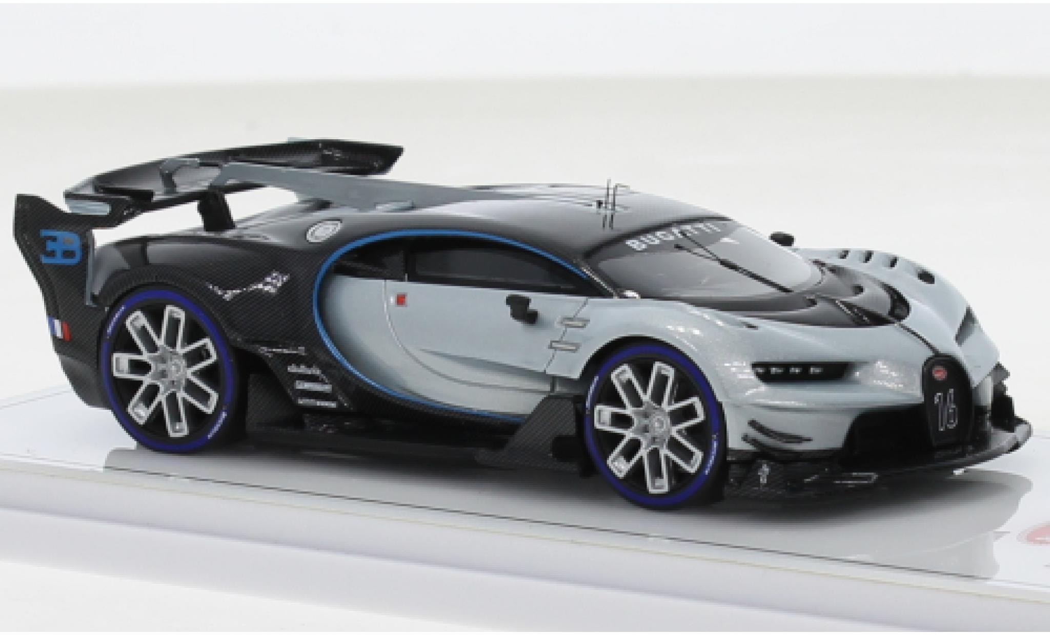 Bugatti Vision 1/43 TrueScale Miniatures Gran Turismo grijs modelauto