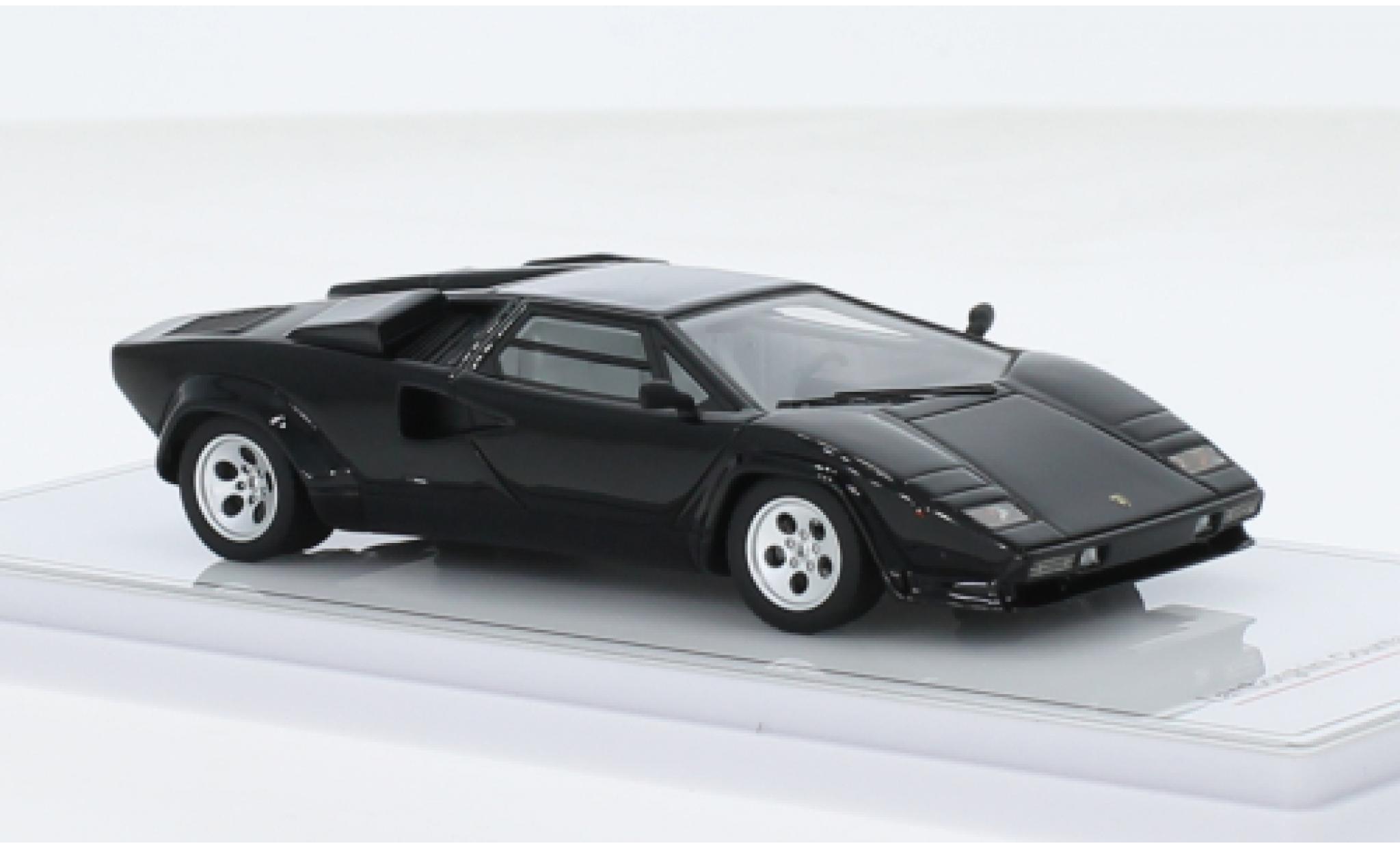 Lamborghini Countach 1/43 TrueScale Miniatures 5000S zwart modelauto