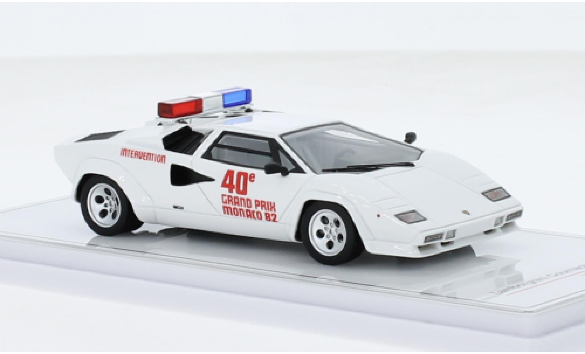 Lamborghini Countach 1/43 TrueScale Miniatures formule 1 GP Monaco 1982 modelauto