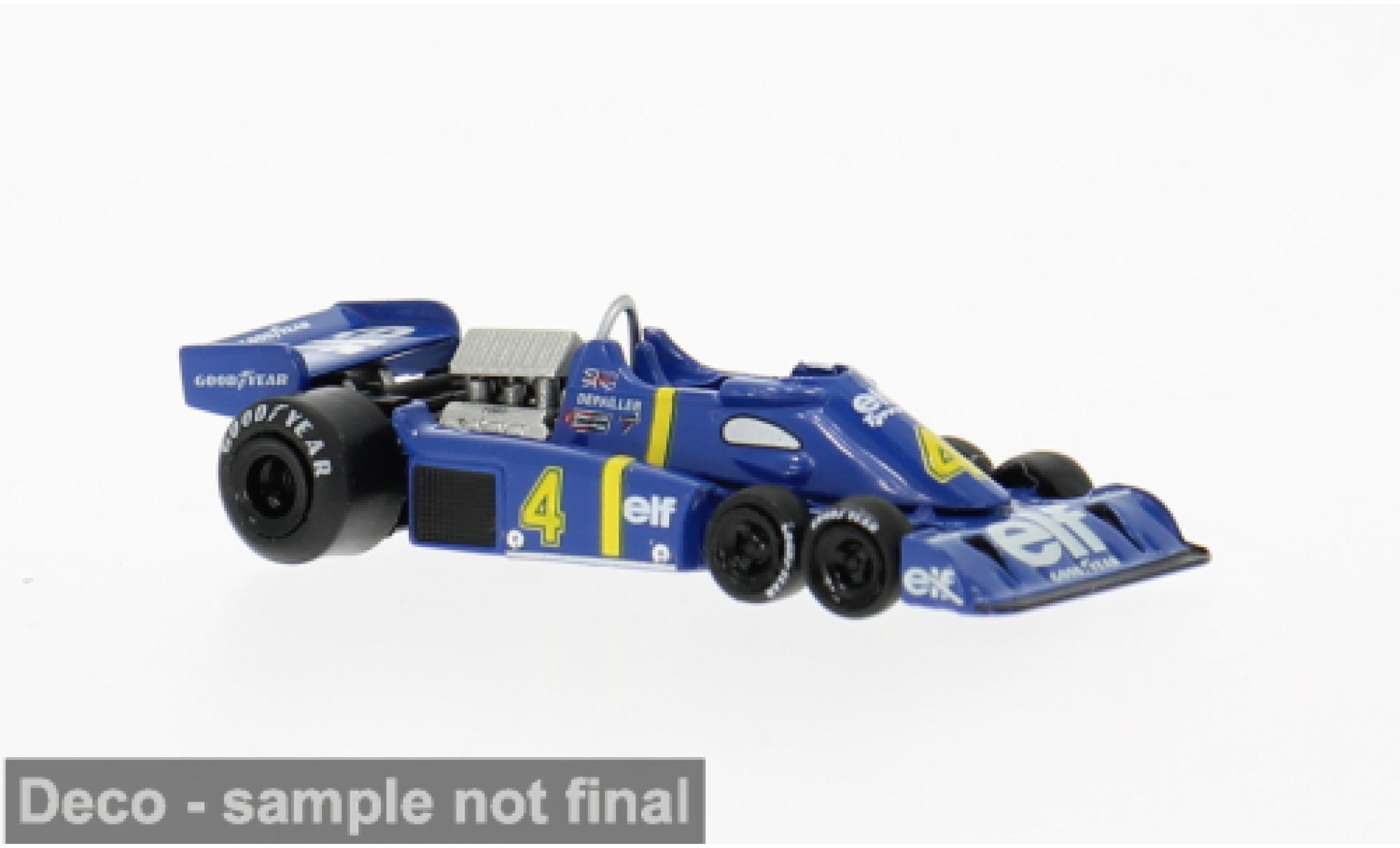Tyrrell P34 1/87 Brekina Formel 1 1976 Elf #4 P.Depailler 1:87 modelauto