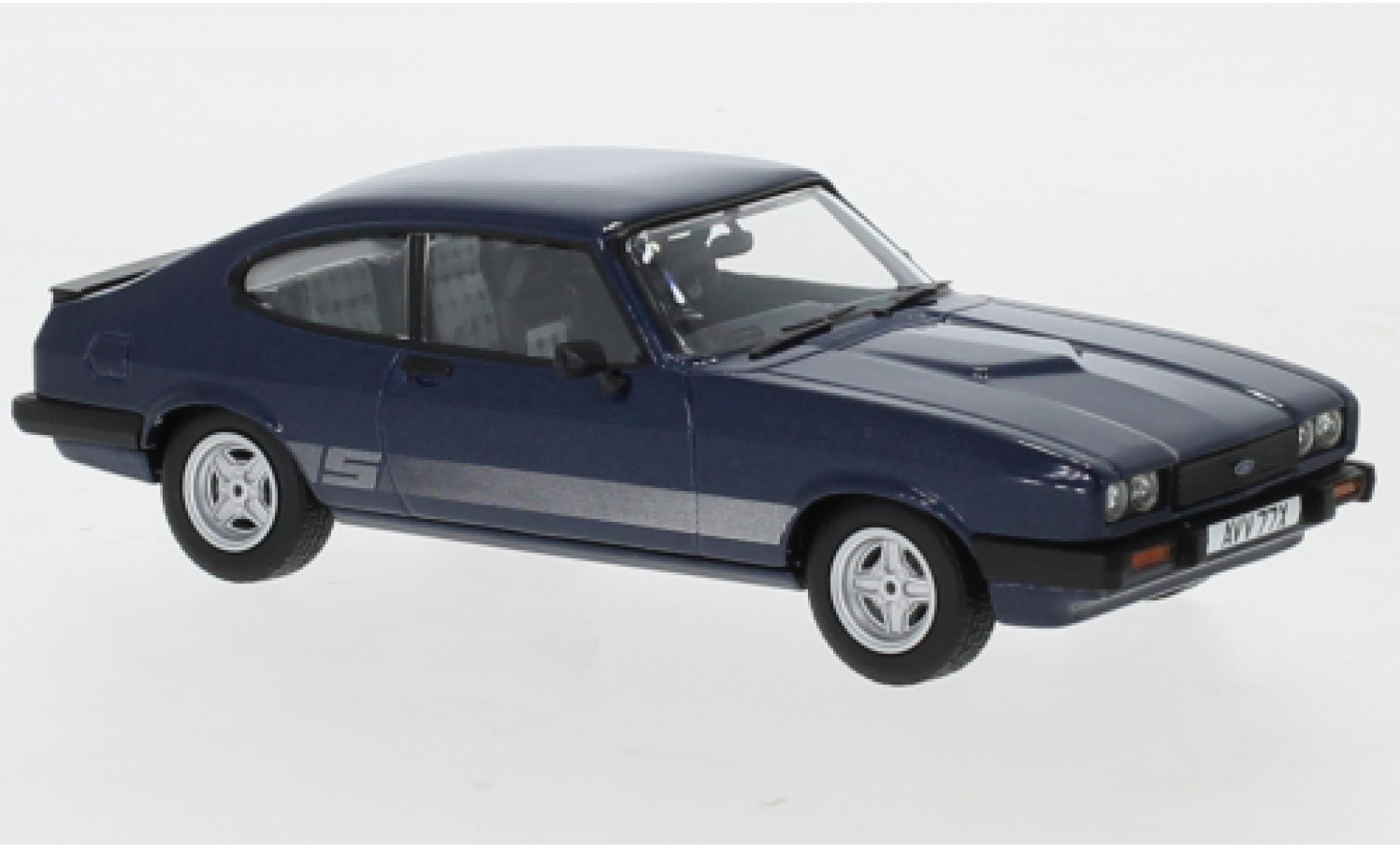 Ford Capri 1/43 Vanguards MkIII 2.0 S metallic blauw RHD 1978 modelauto