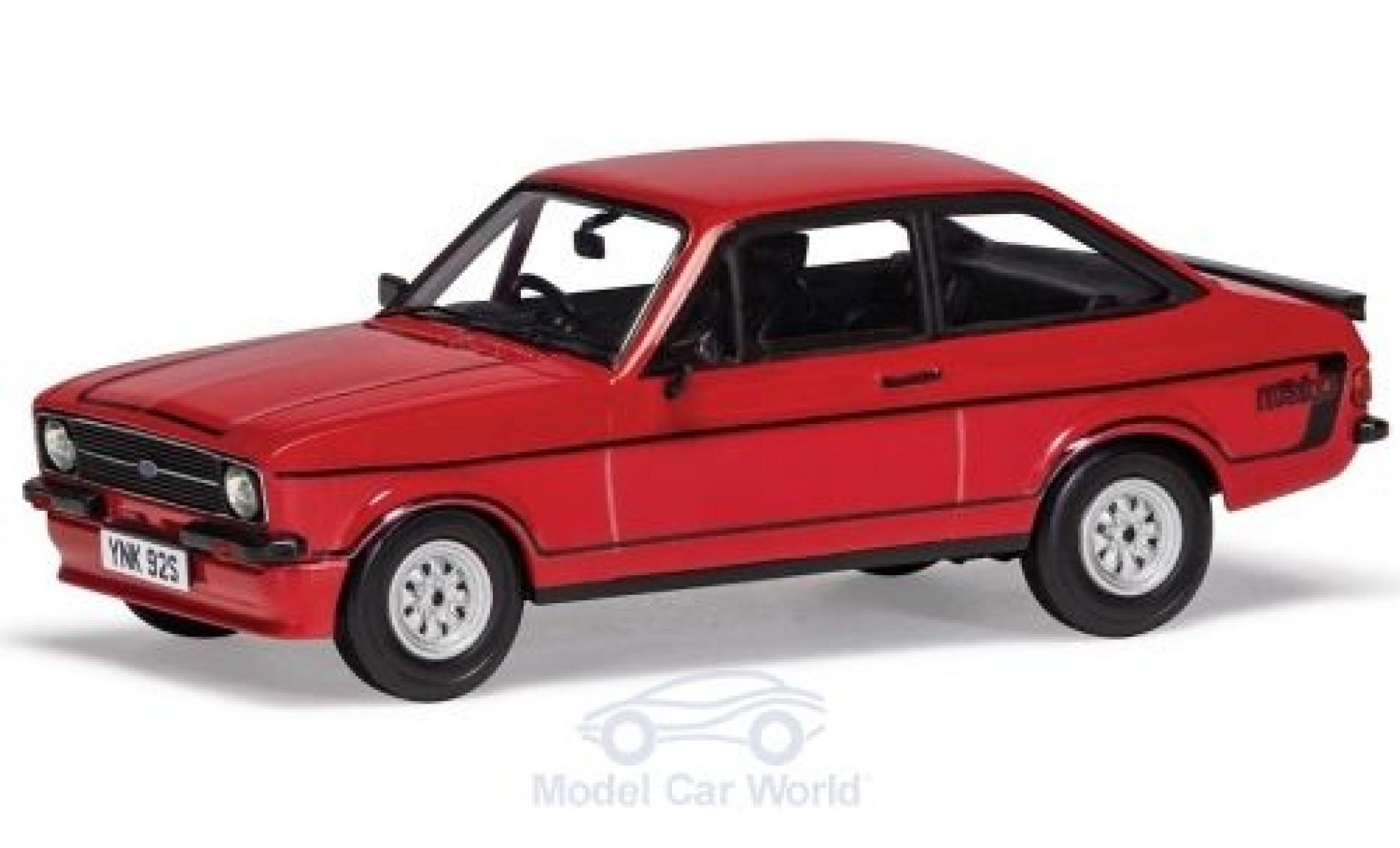 Ford Escort 1/43 Vanguards MkII RS Mexico rood RHD 1975 modelauto