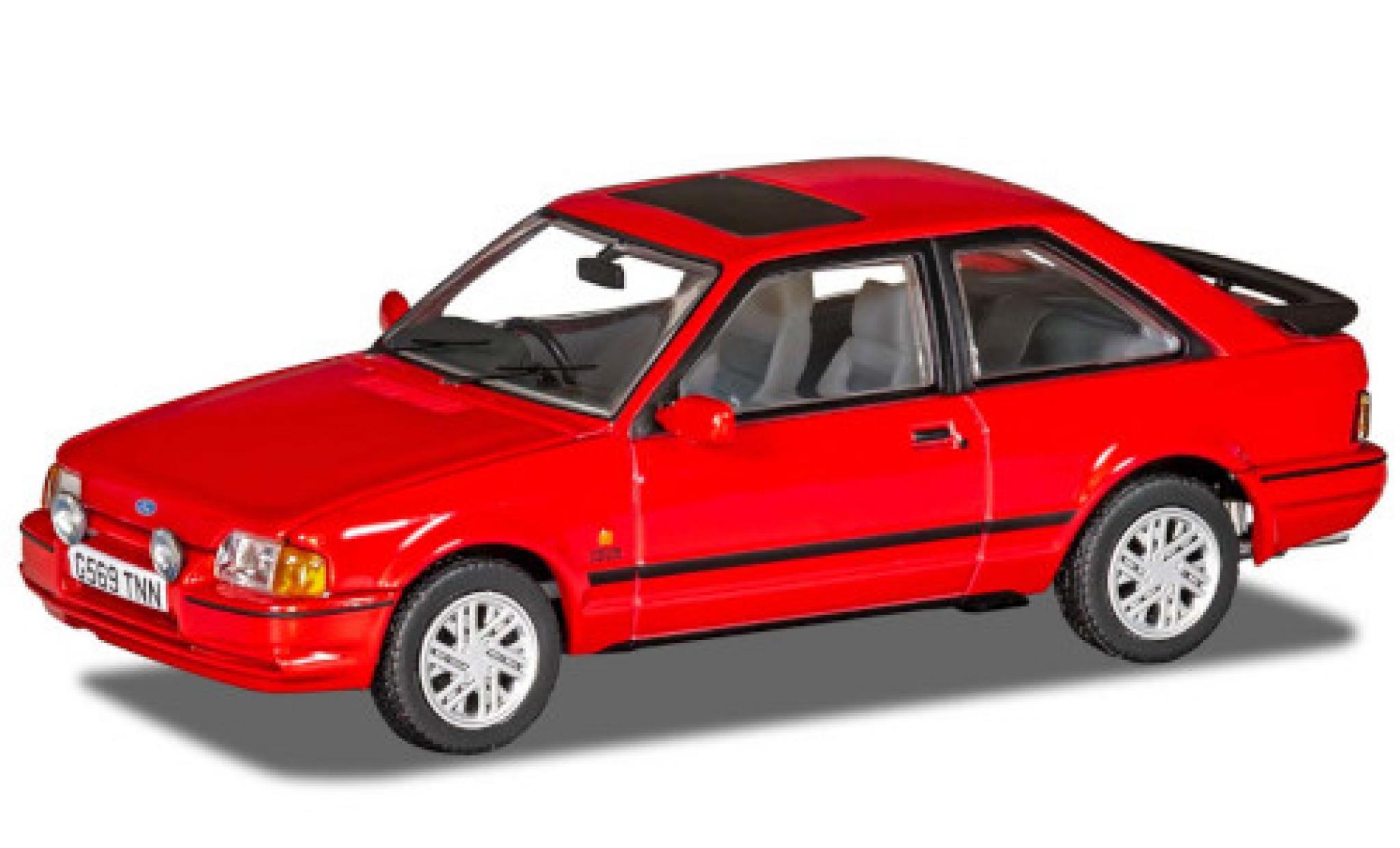 Ford Escort 1/43 Vanguards MkIV XR3i rood RHD 1989 modelauto