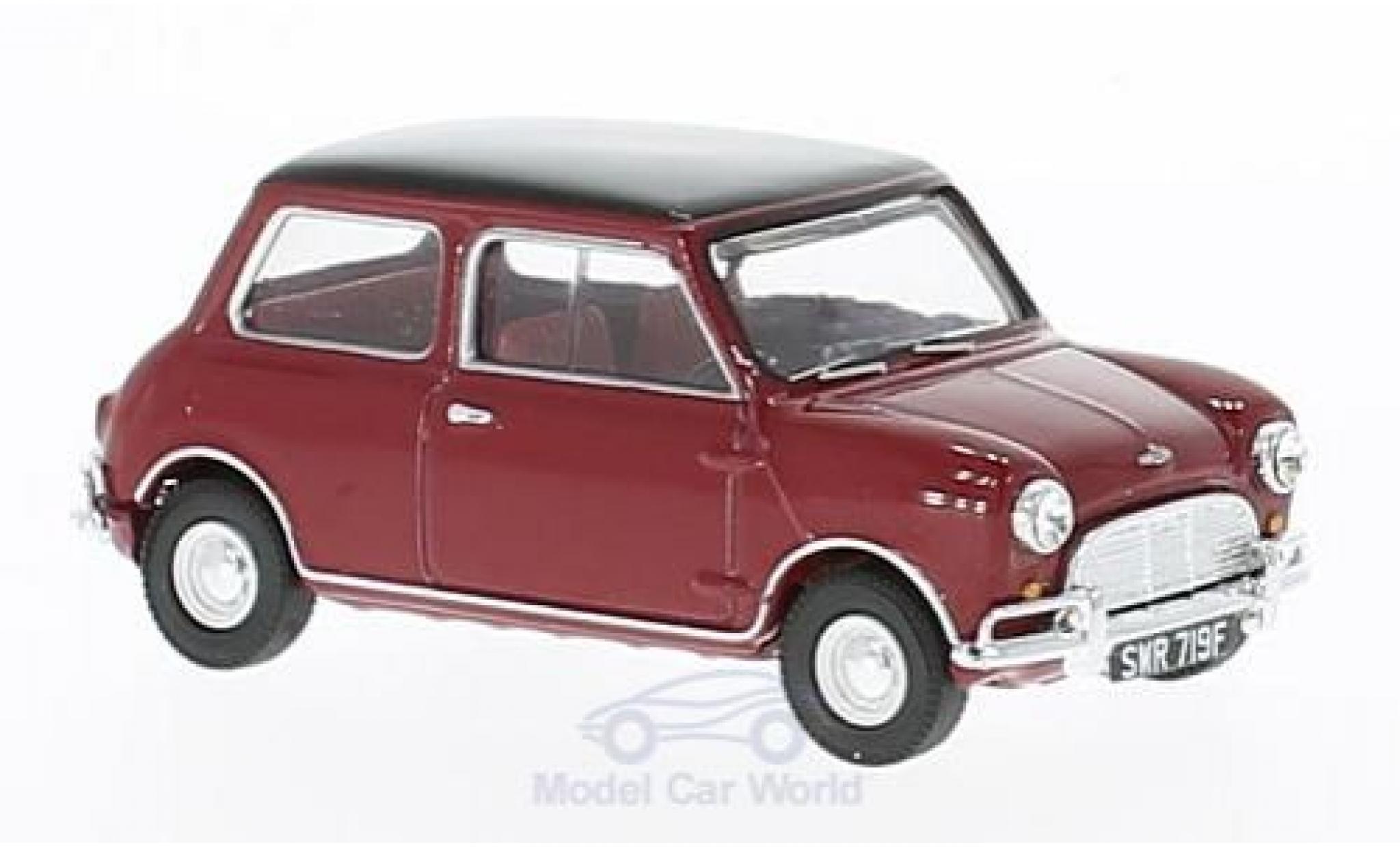 Mini Cooper S 1/43 Vanguards S Mk1 rood/zwart RHD modelauto