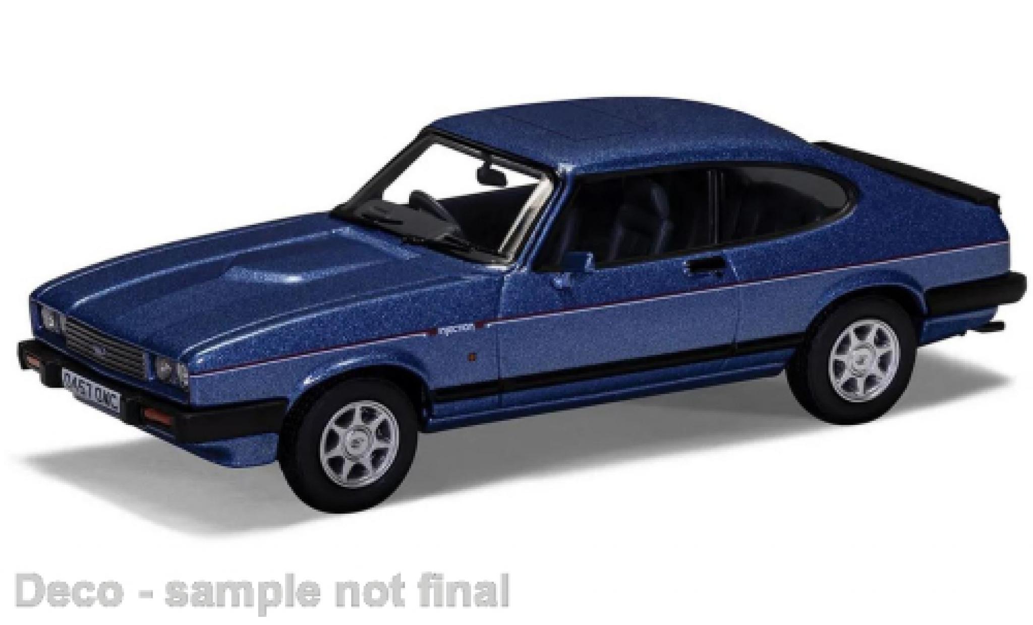 Ford Capri 1/43 Vanguards MK III Injection Special metallic blauw clair RHD 1984 modelauto
