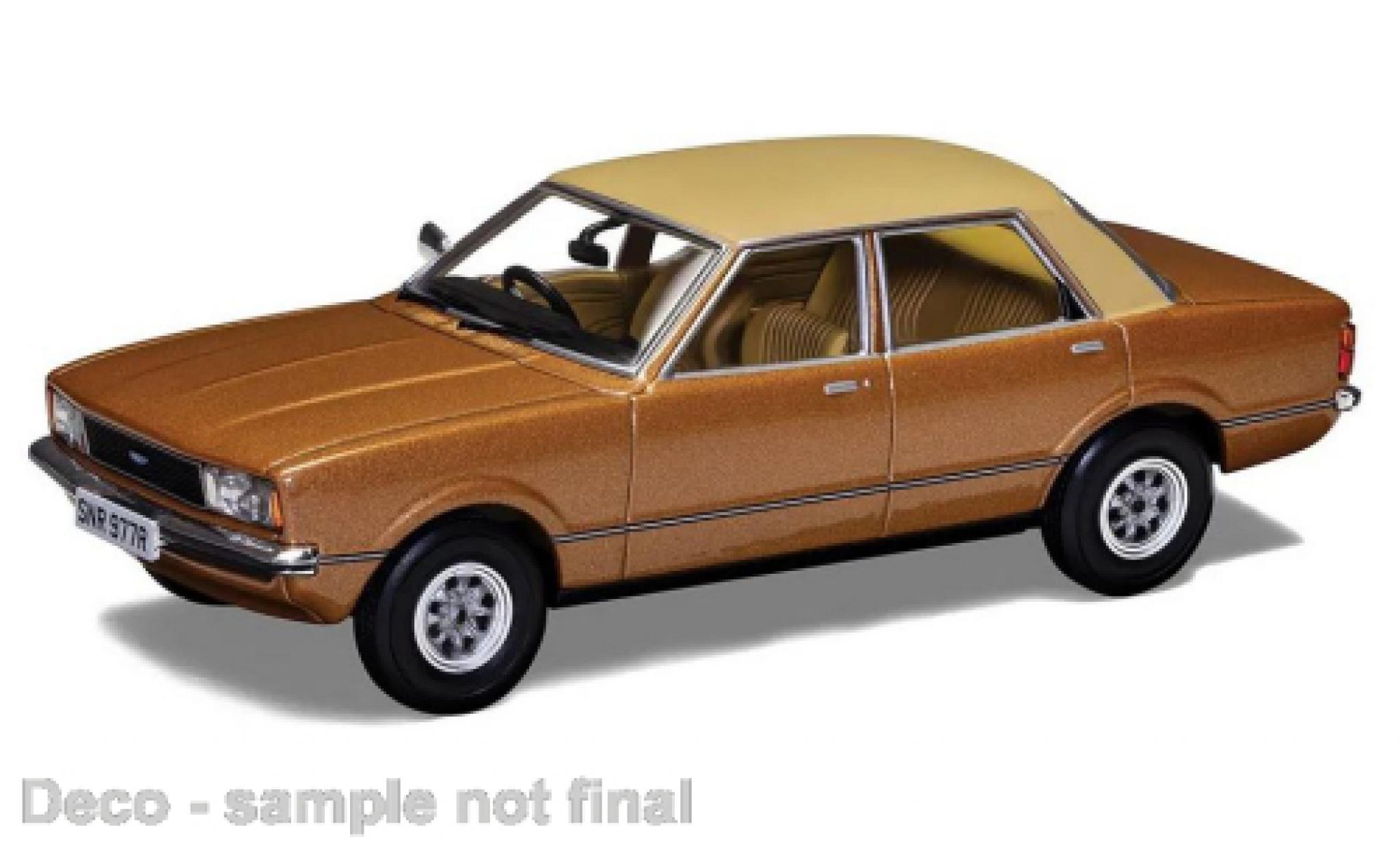 Ford Cortina 1/43 Vanguards MK IV 1.6 GL metallic brun/beige RHD modelauto
