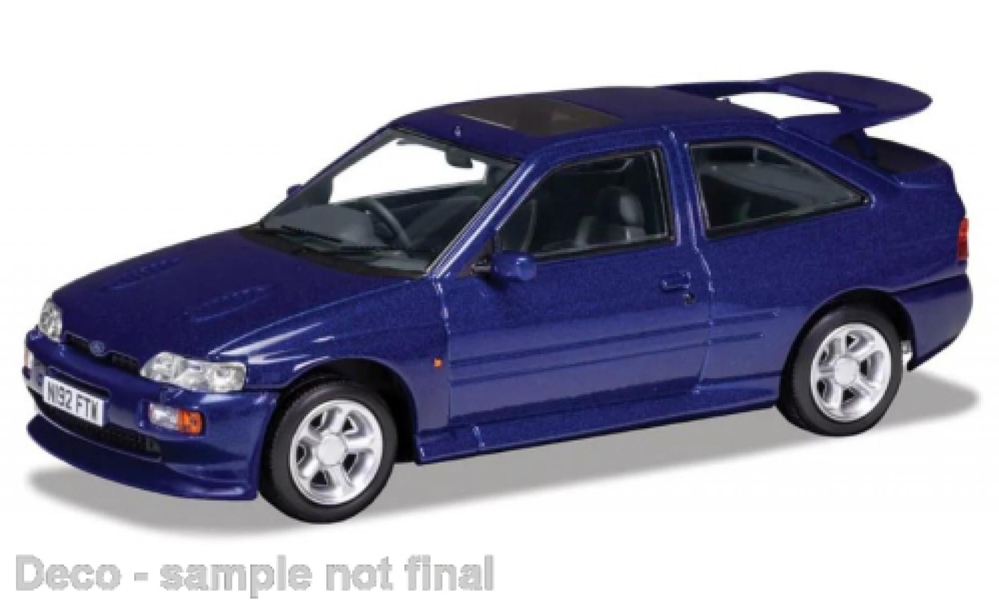 Ford Escort 1/43 Vanguards RS Cosworth metallic blauw RHD 1993 modelauto