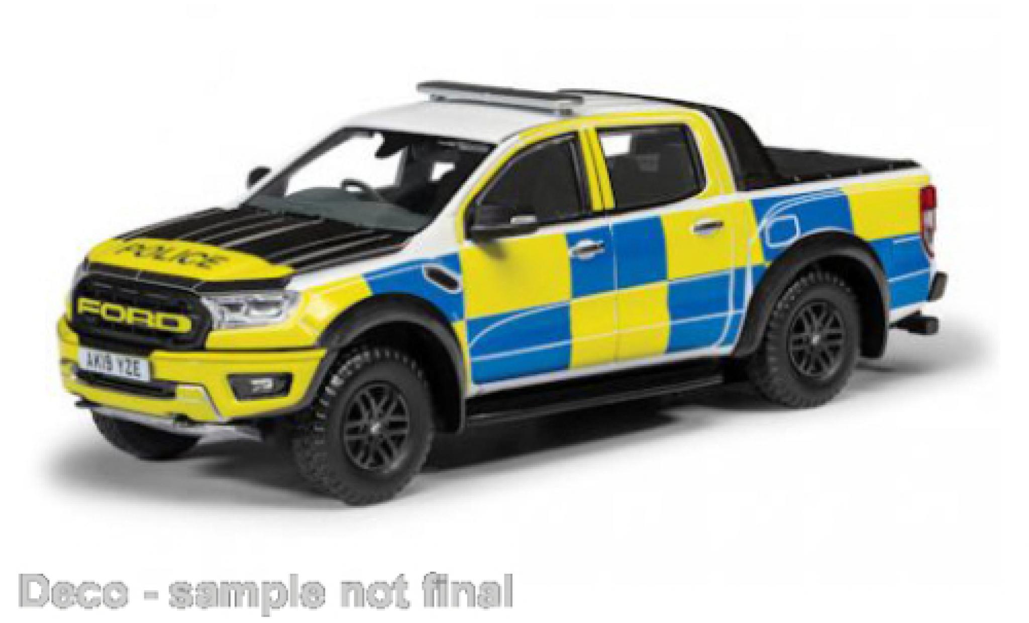 Ford Ranger 1/43 Vanguards Raptor RHD Politie Demonstrator modelauto