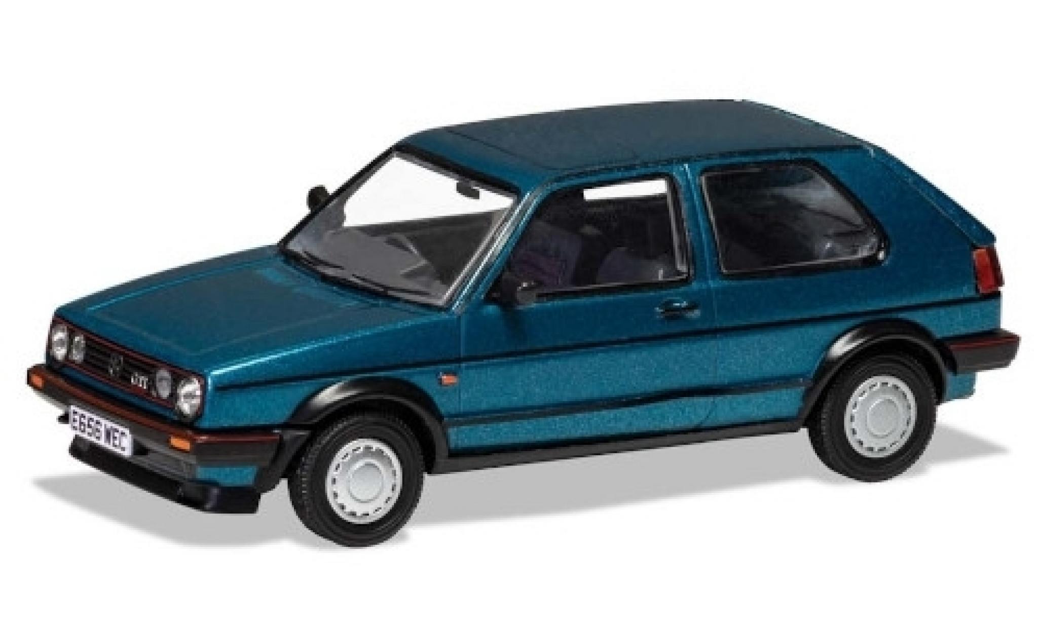 Volkswagen Golf 1/43 Vanguards MkII GTi 16V metallic blauw RHD modelauto