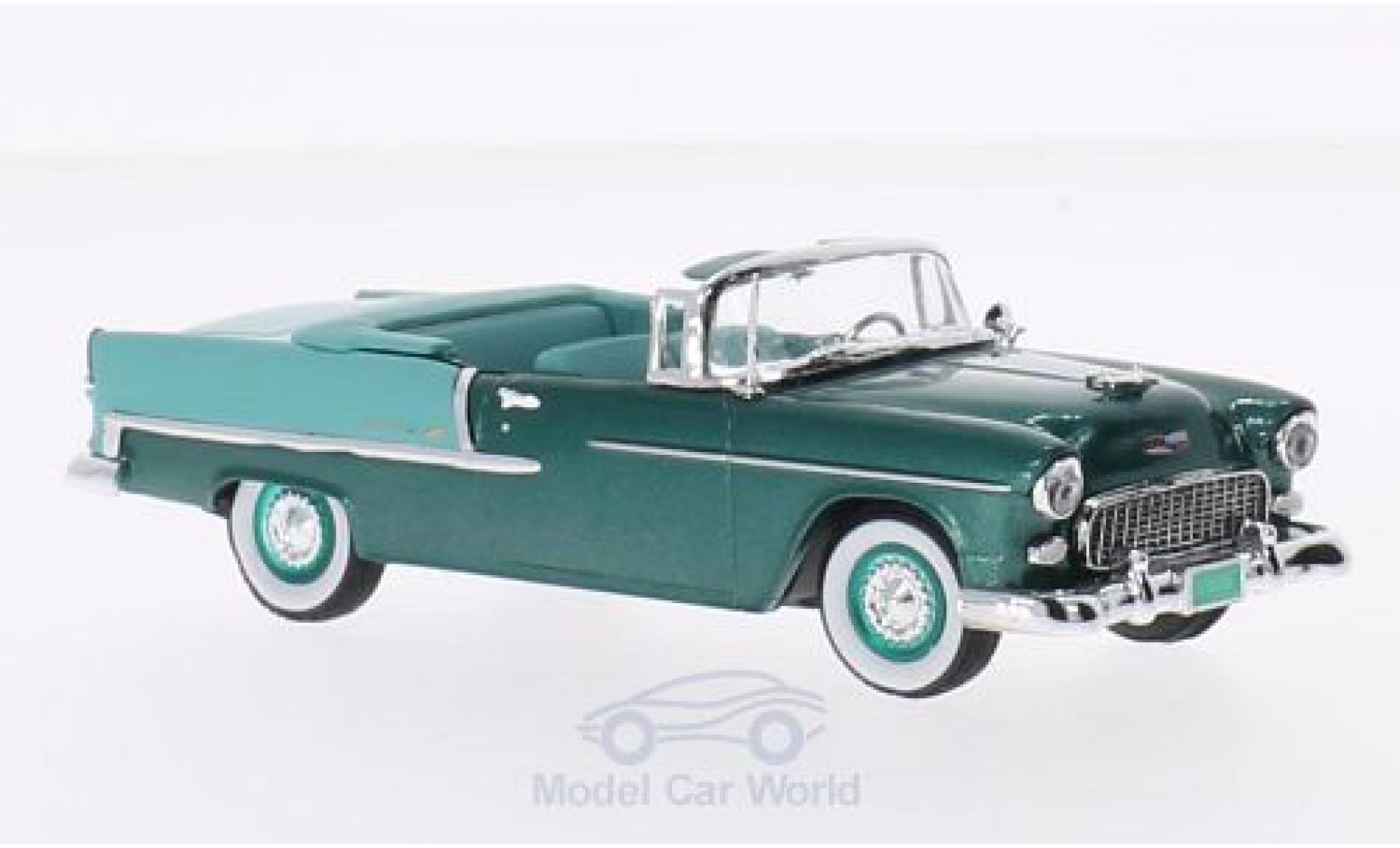 Chevrolet Bel Air 1/43 Vitesse Cabriolet metallic groen/t&uuml;rkis 1955 modelauto