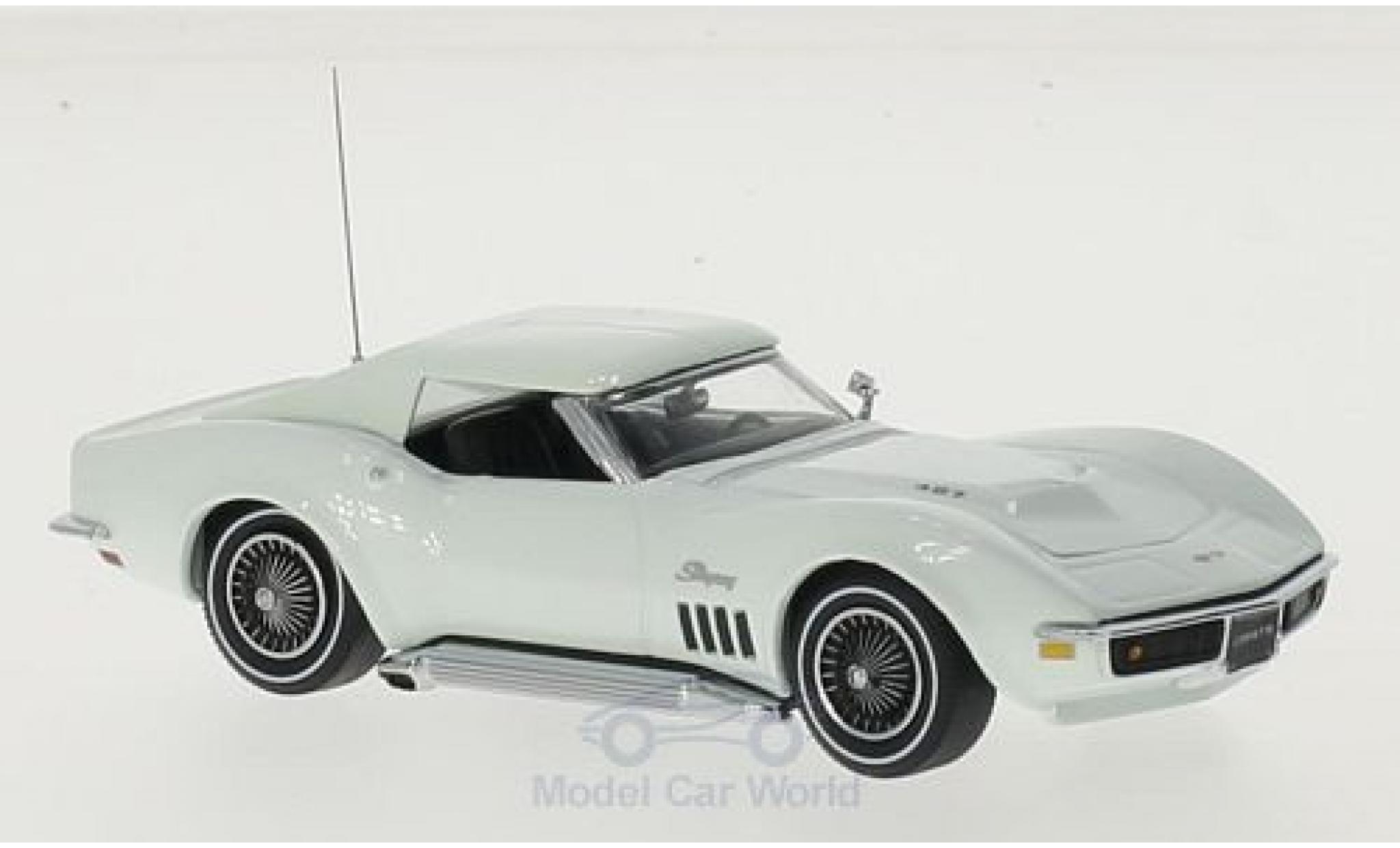 Chevrolet Corvette C3 1/43 Vitesse (C3) Coupe wit 1969 modelauto