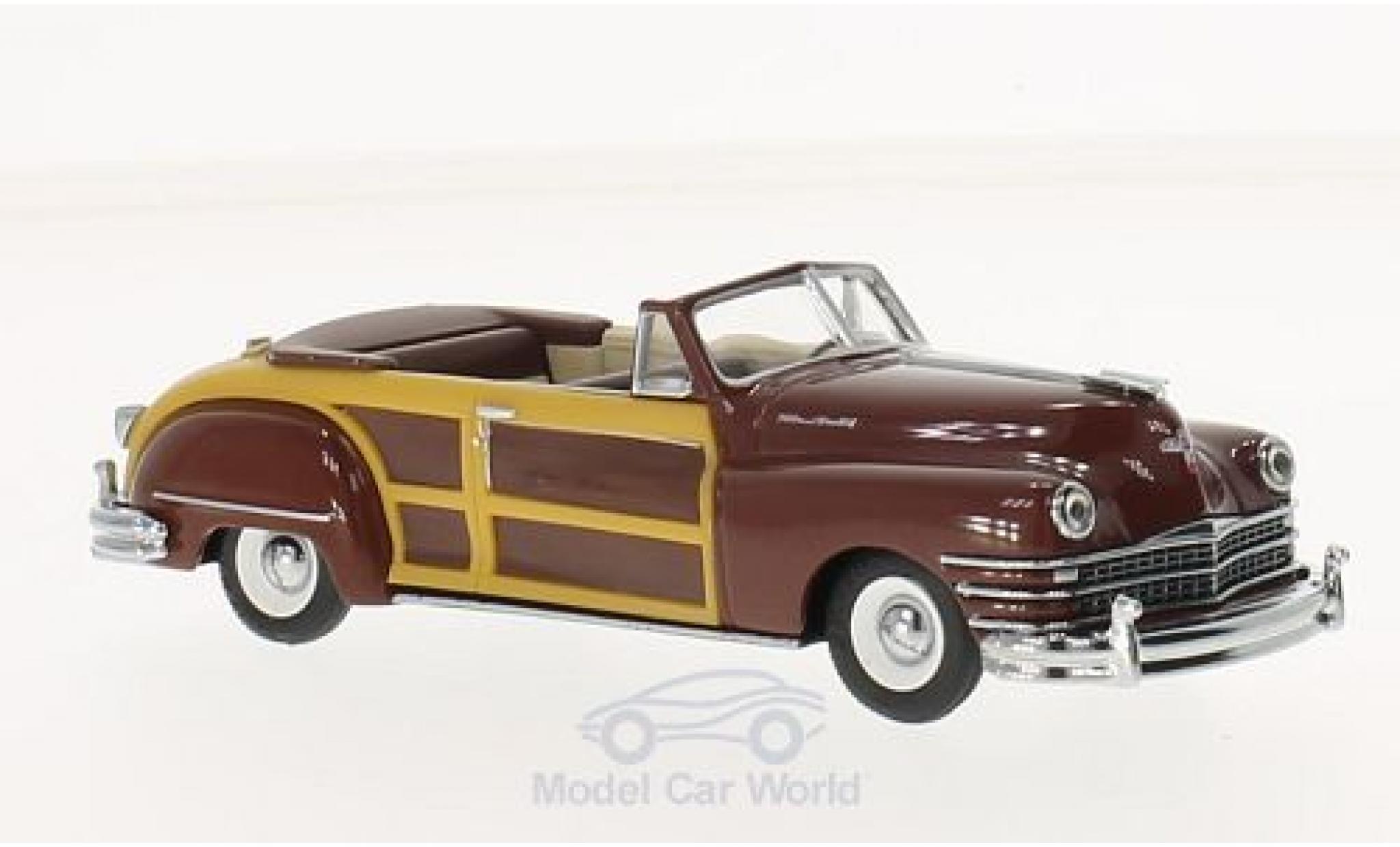 Chrysler Town & Country 1/43 Vitesse bruin modelauto