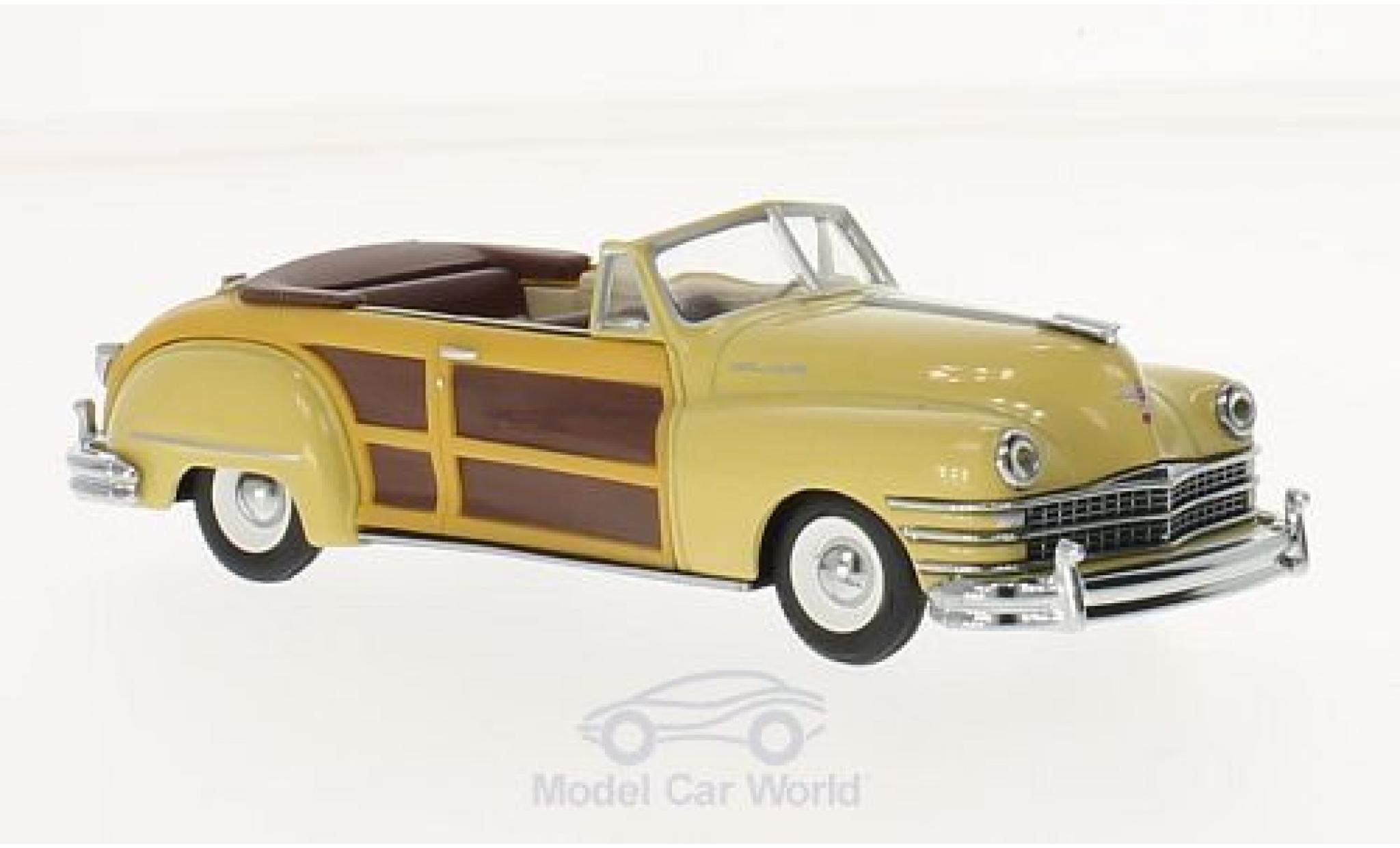 Chrysler Town & Country 1/43 Vitesse geel modelauto