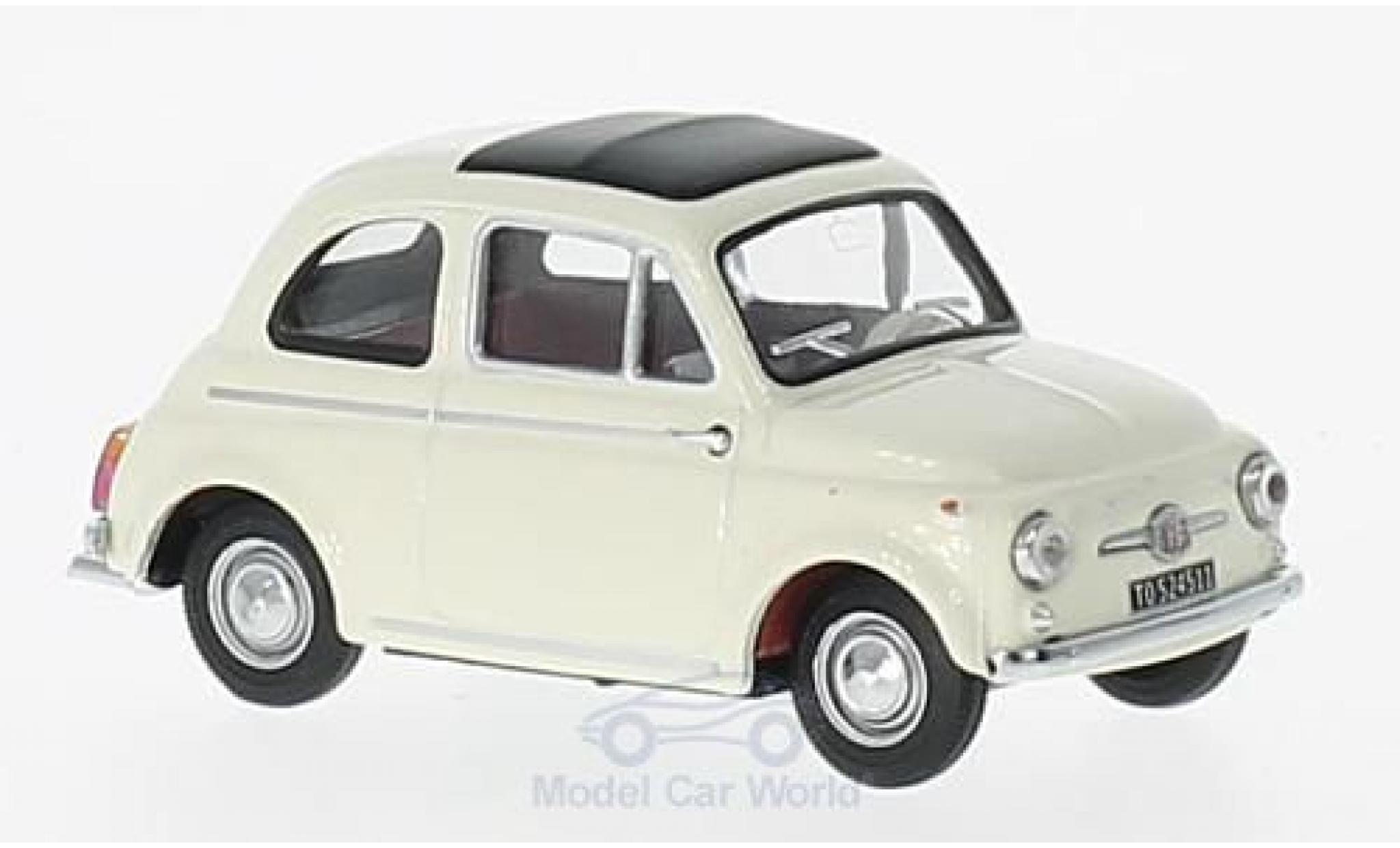 Fiat 500 F 1/43 Vitesse D wit 1965 modelauto