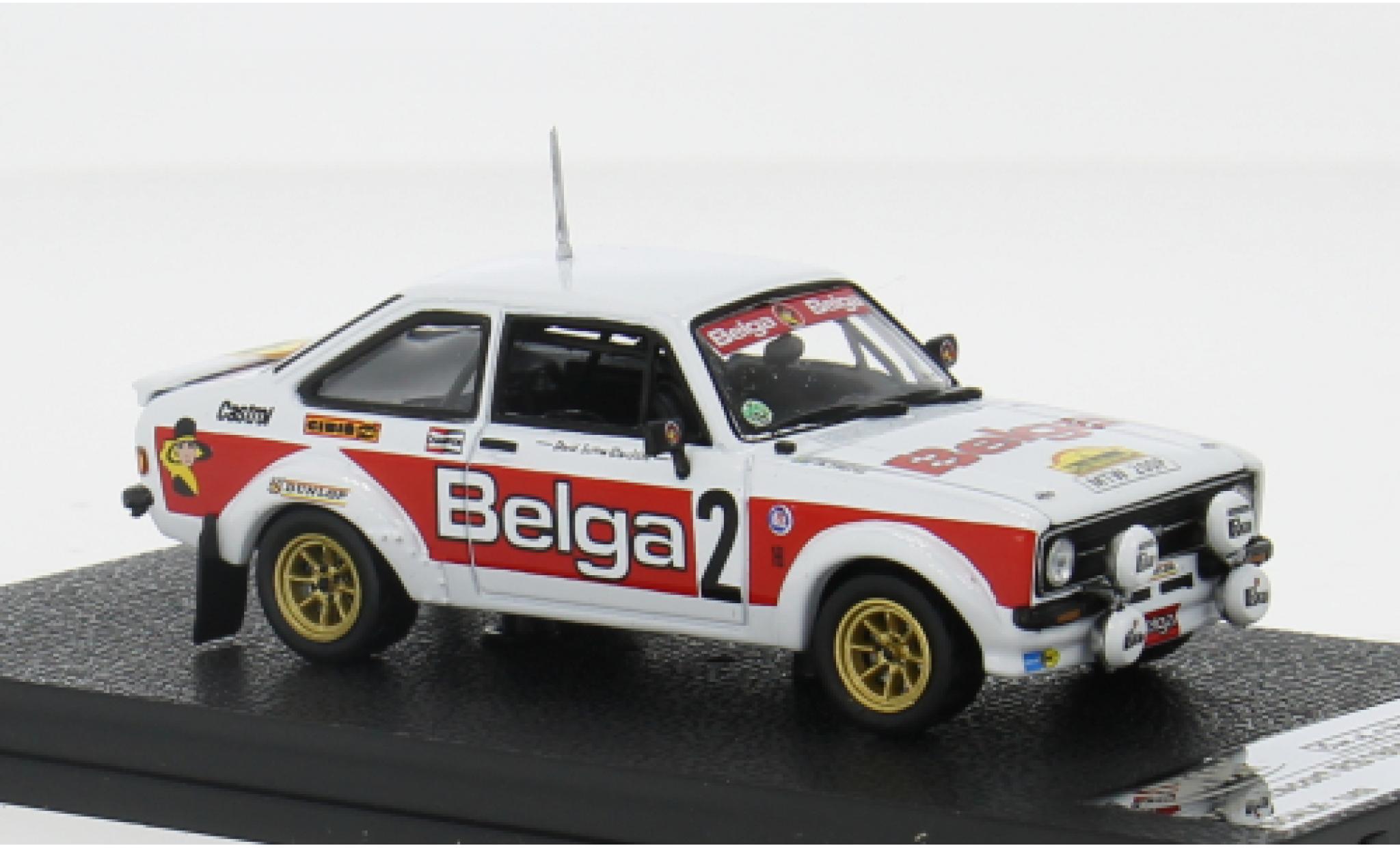 Ford Escort 1/43 Vitesse MKII RS 1800 No.2 Belga Rallye du Condroz 1979 1:43 modelauto