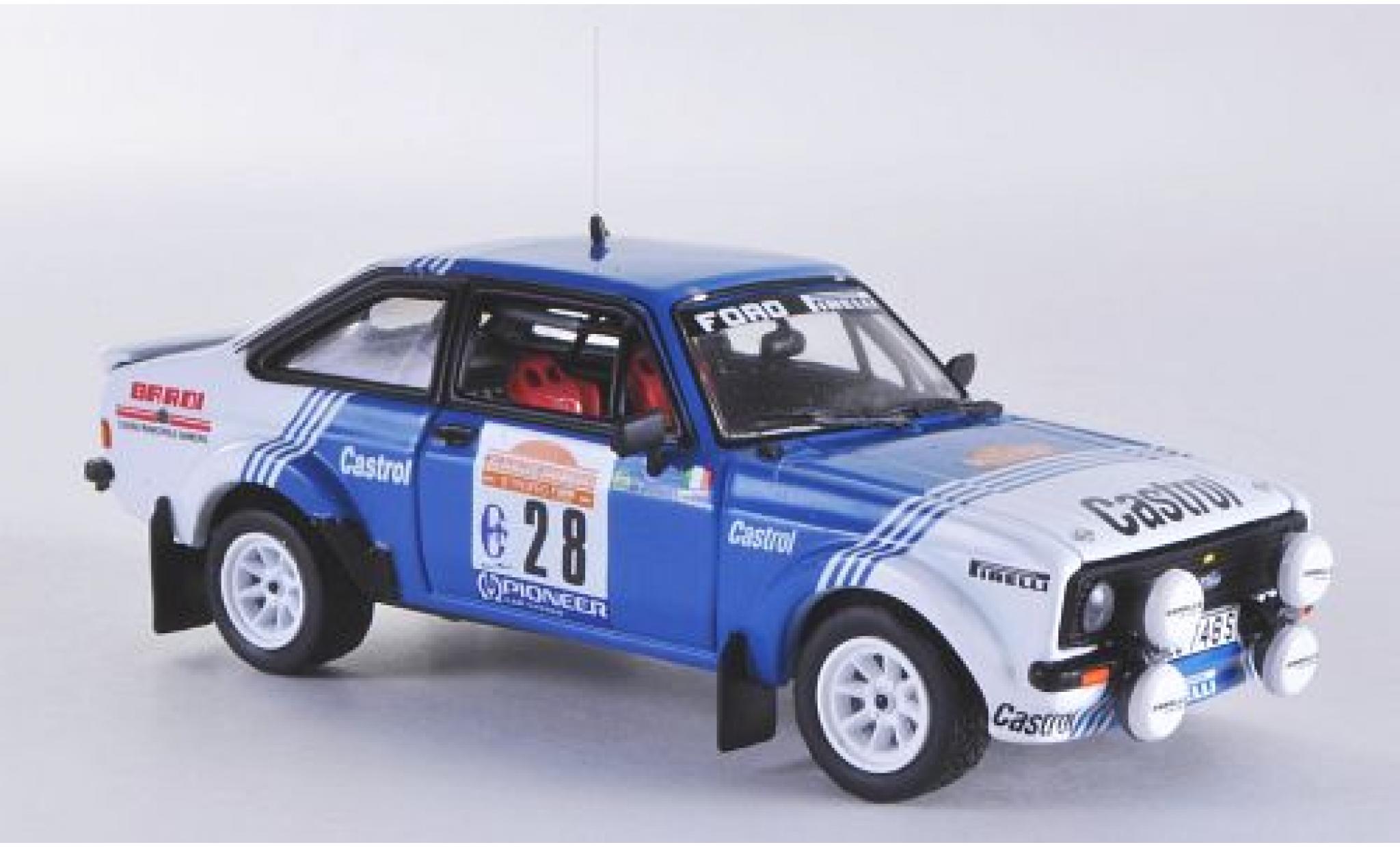 Ford Escort 1/43 Vitesse MKII RS1800 No.28 Castrol Rallye Sanremo 1981 modelauto