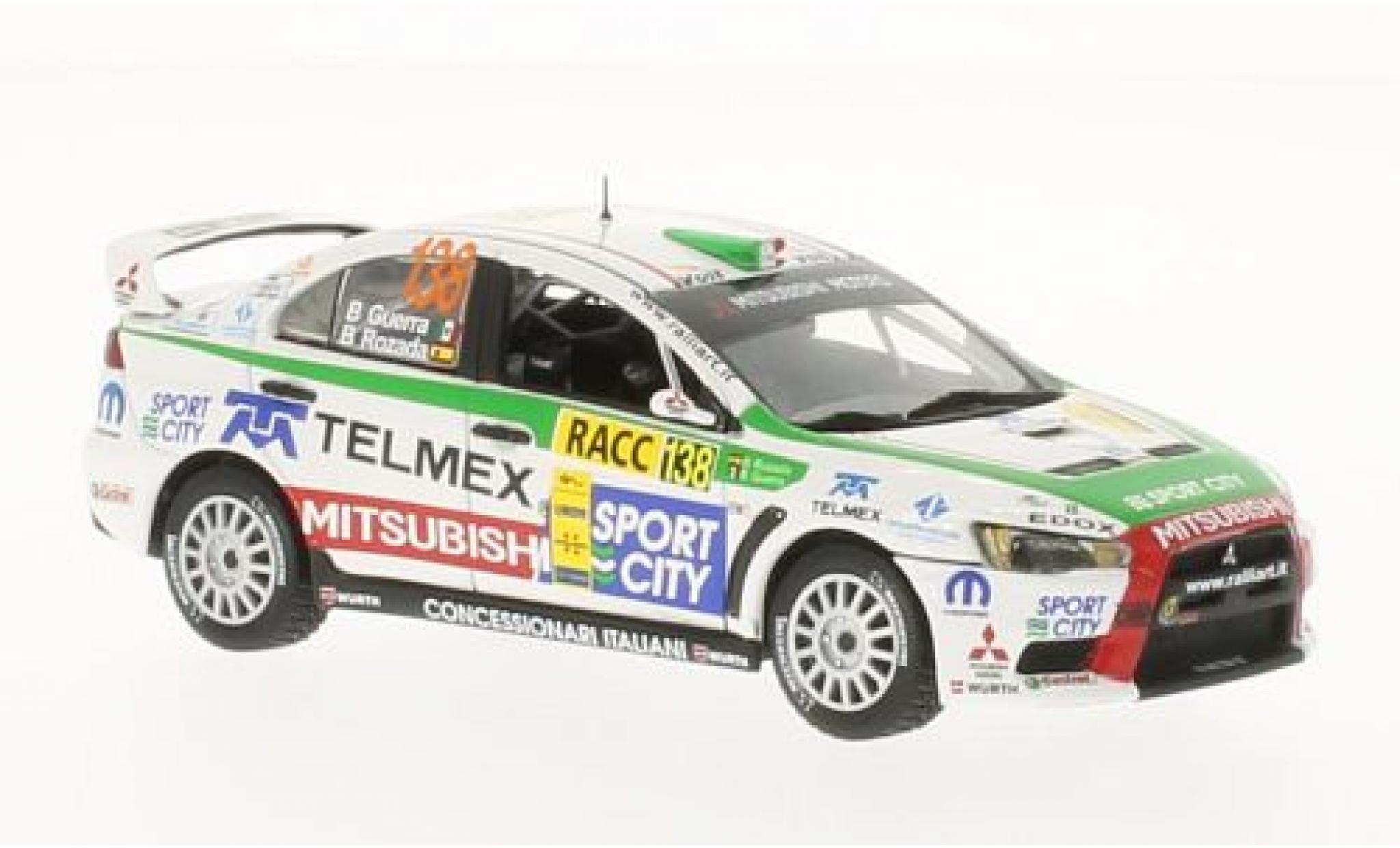 Mitsubishi Lancer 1/43 Vitesse Evolution X No.138 Sport City Rallye Catalunya 2012 B.Guerra/B.Rozada sans Vitrine modelauto