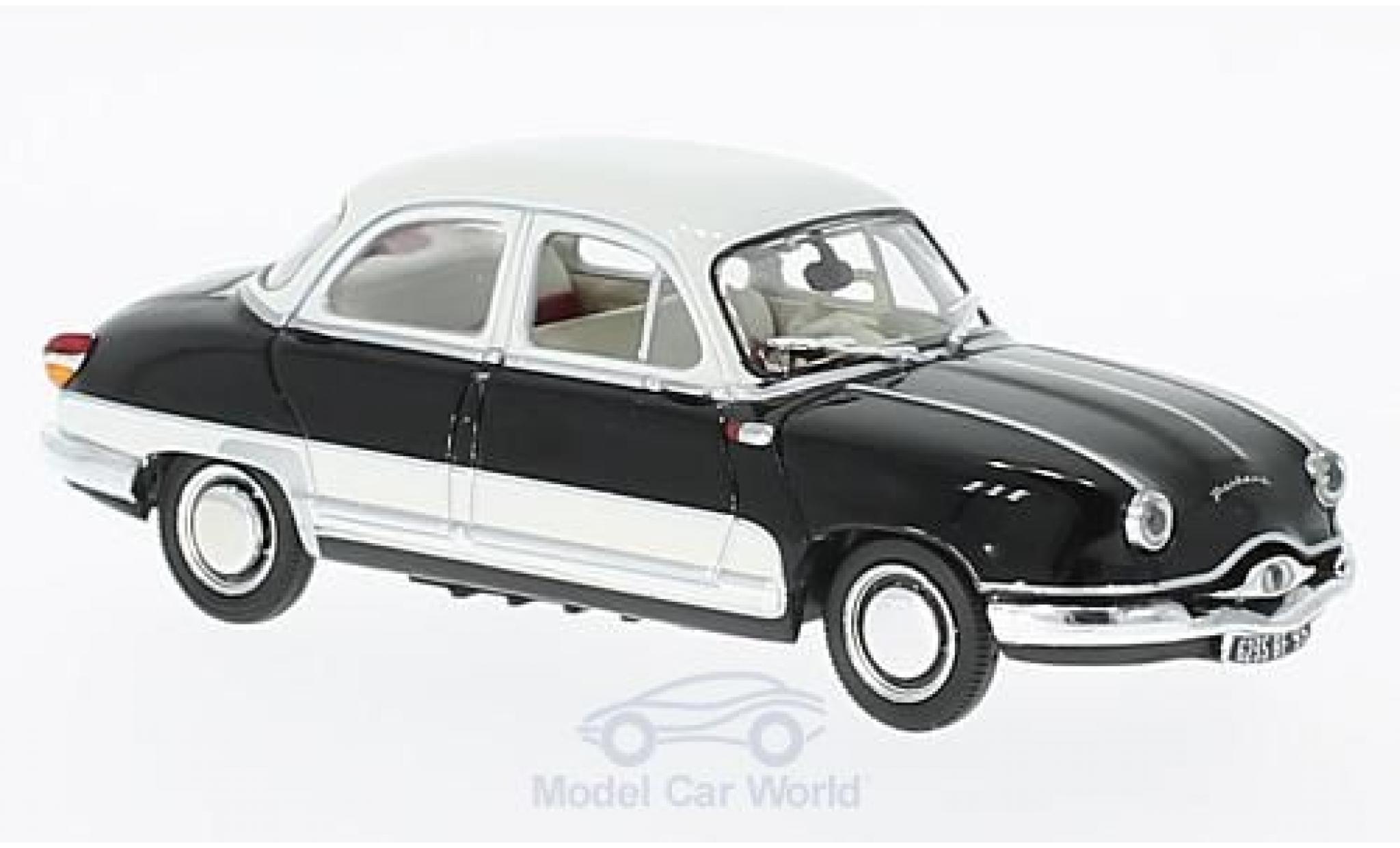 Panhard Dyna 1/43 Vitesse Z12 Grand Standing zwart/beige 1957 modelauto