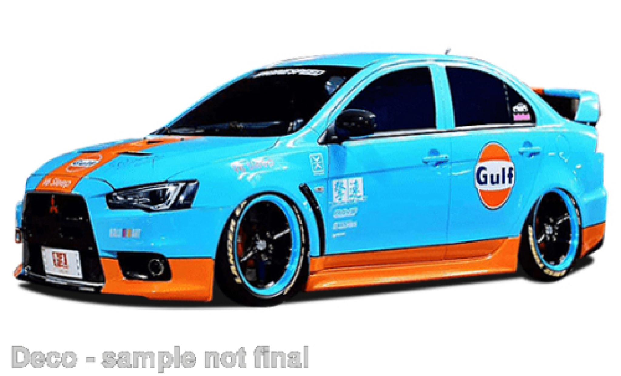 Mitsubishi Lancer 1/43 Vitesse &eacute;volution X Gulf modelauto