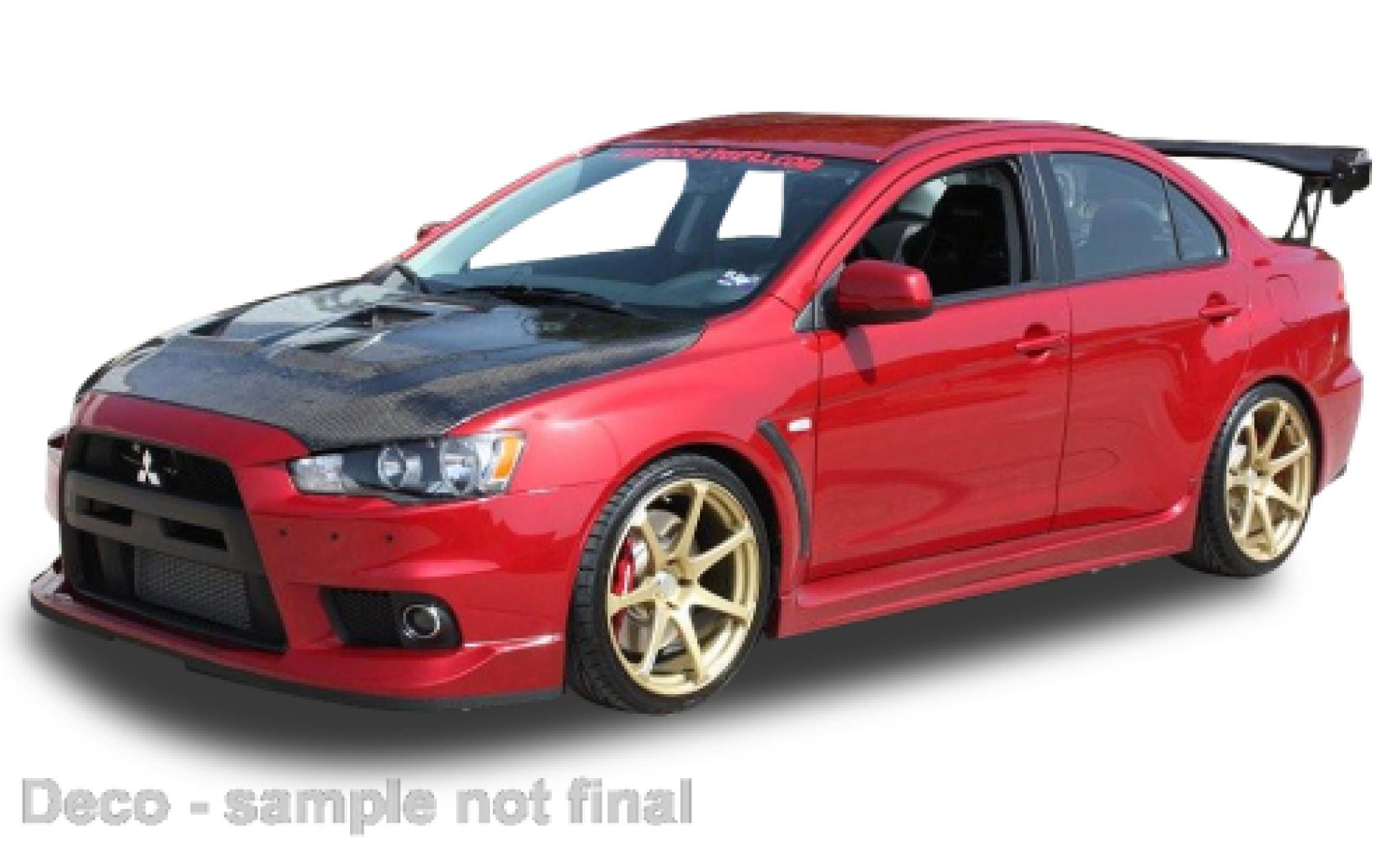 Mitsubishi Lancer 1/43 Vitesse &eacute;volution X metallic rood modelauto