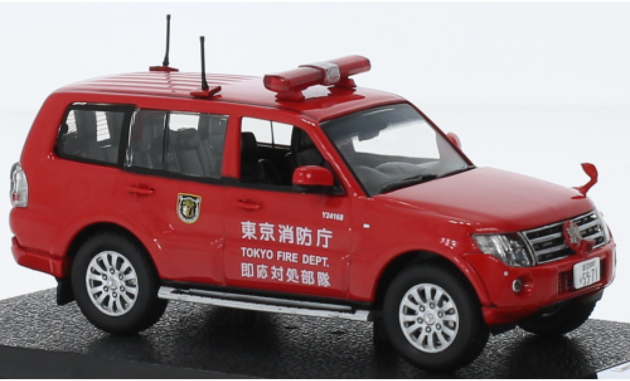 Mitsubishi Pajero 1/43 Vitesse RHD Tokyo feu Departement modelauto