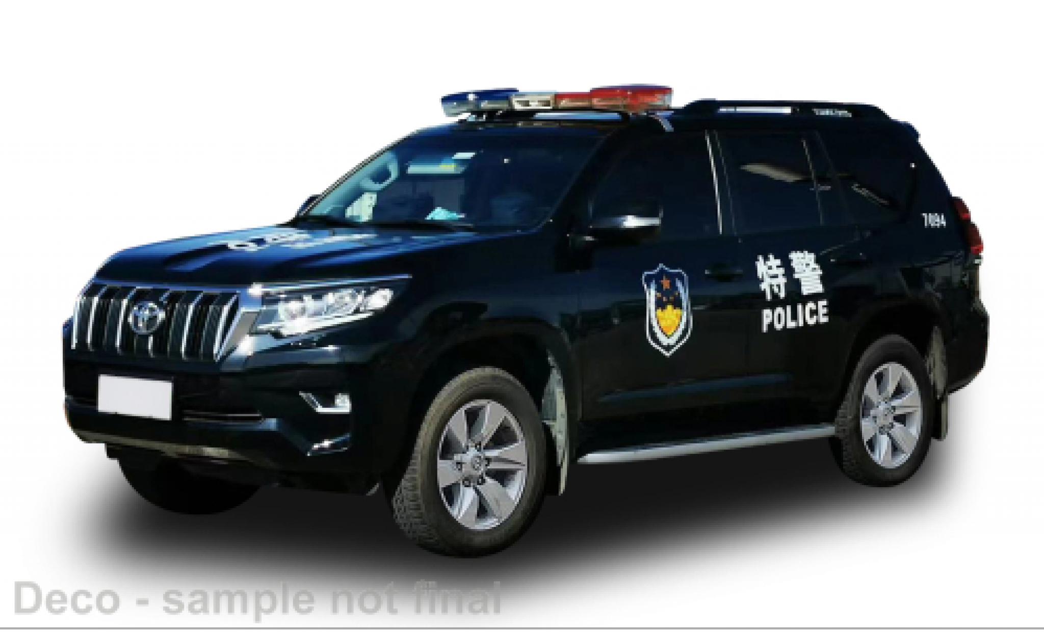 Toyota Land Cruiser 1/43 Vitesse Prado Beijing Politie (SWAT) 2018 modelauto
