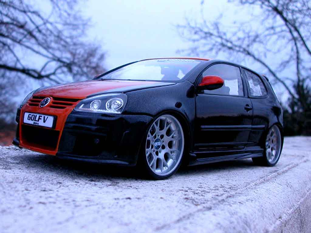 Volkswagen Golf GTI zender jantes alu 1/18 Norev