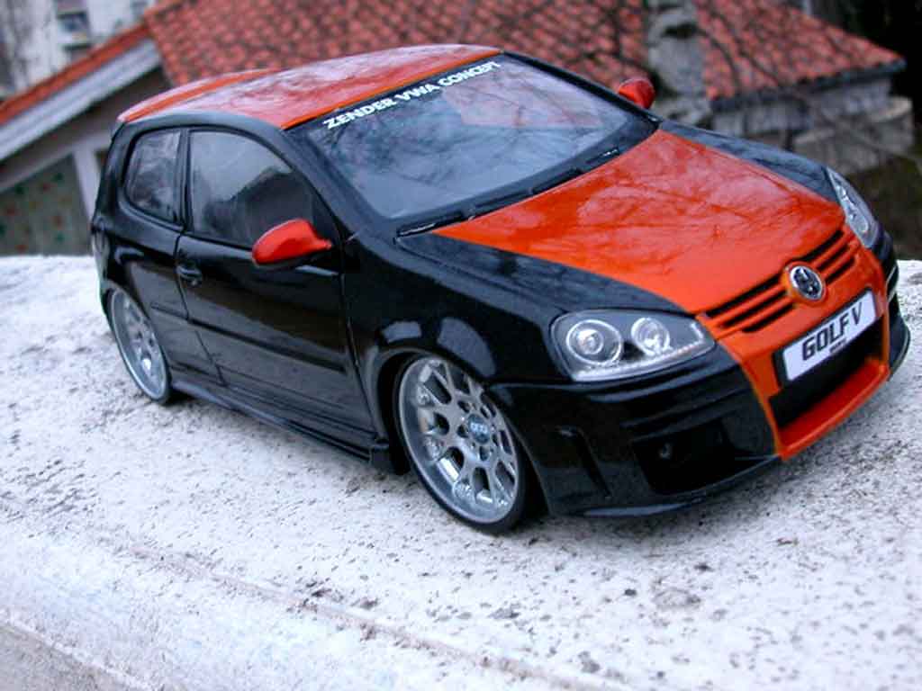 Volkswagen Golf GTI zender jantes alu 1/18 Norev