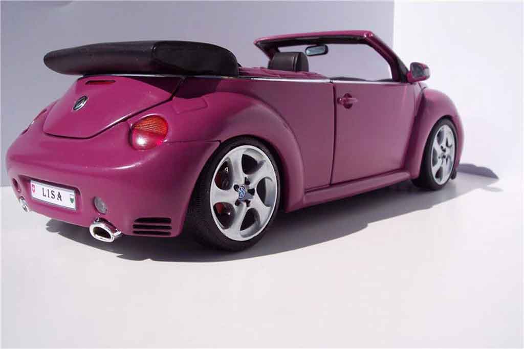 Volkswagen New Beetle Cabriolet preparation porsche 1/18 Autoart