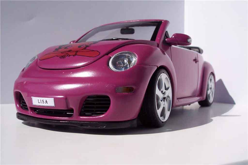 Volkswagen New Beetle Cabriolet preparation porsche 1/18 Autoart