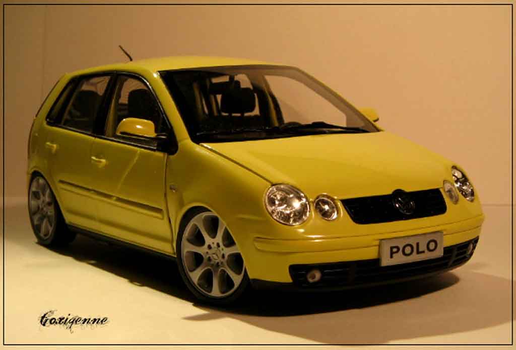 Volkswagen Polo 1/18 Anson jantes mercedes modelauto