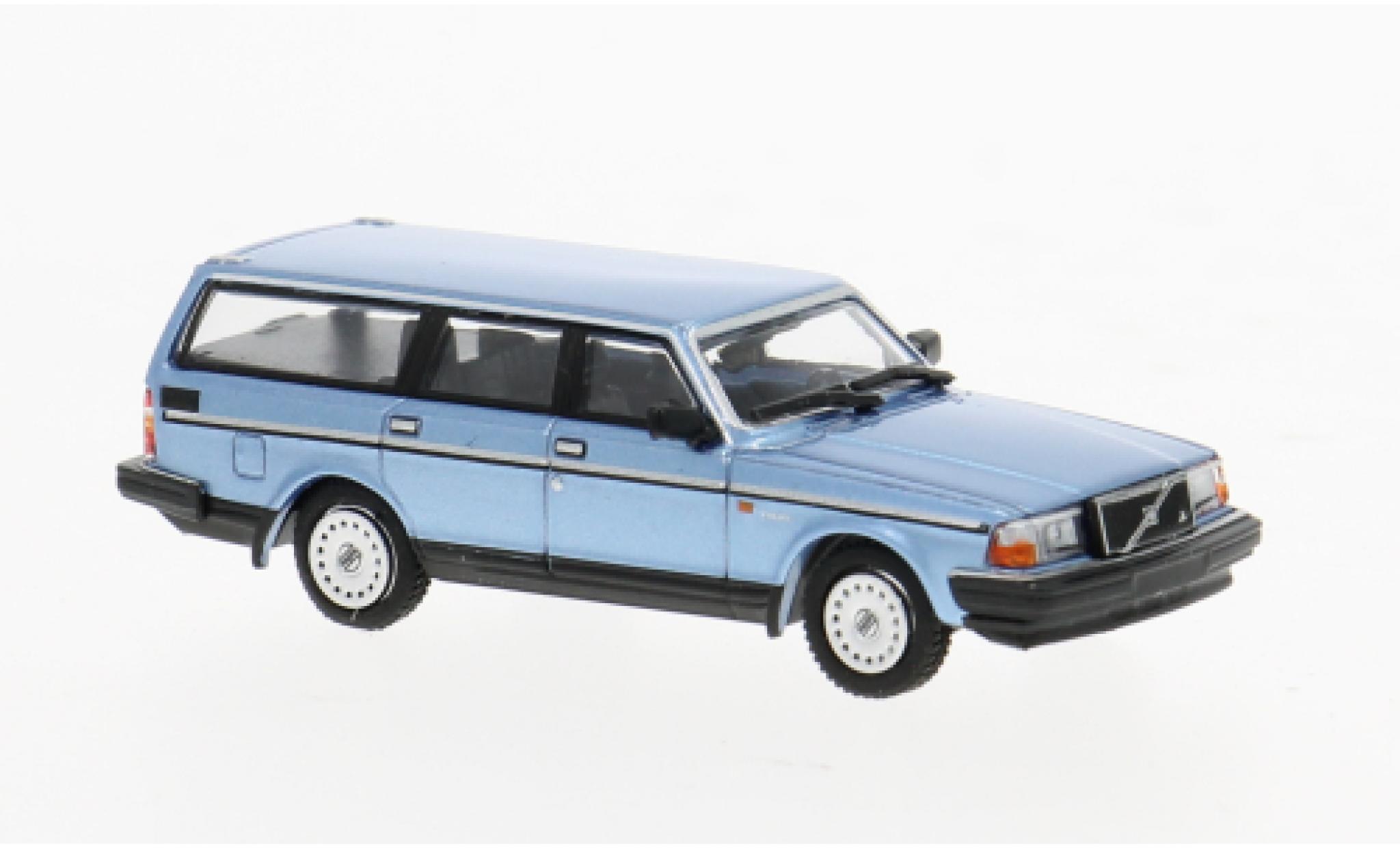 Volvo 240 1/87 Minichamps GL Stationwagen blauw 1:87 modelauto