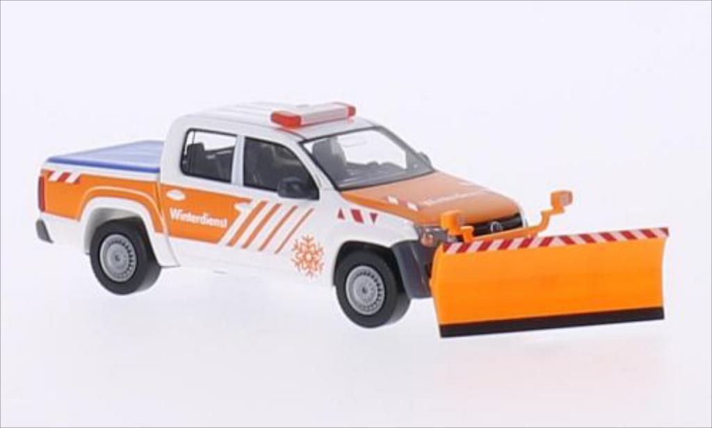 Volkswagen Amarok 1/87 Wiking Winterdienst modelauto