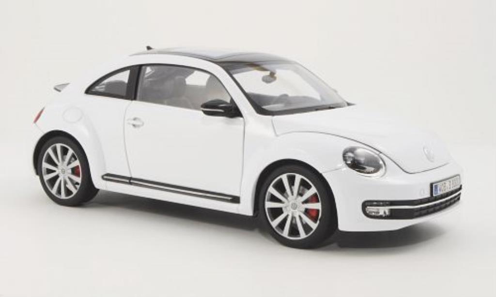 Volkswagen Beetle 1/18 Welly wit 2012 modelauto