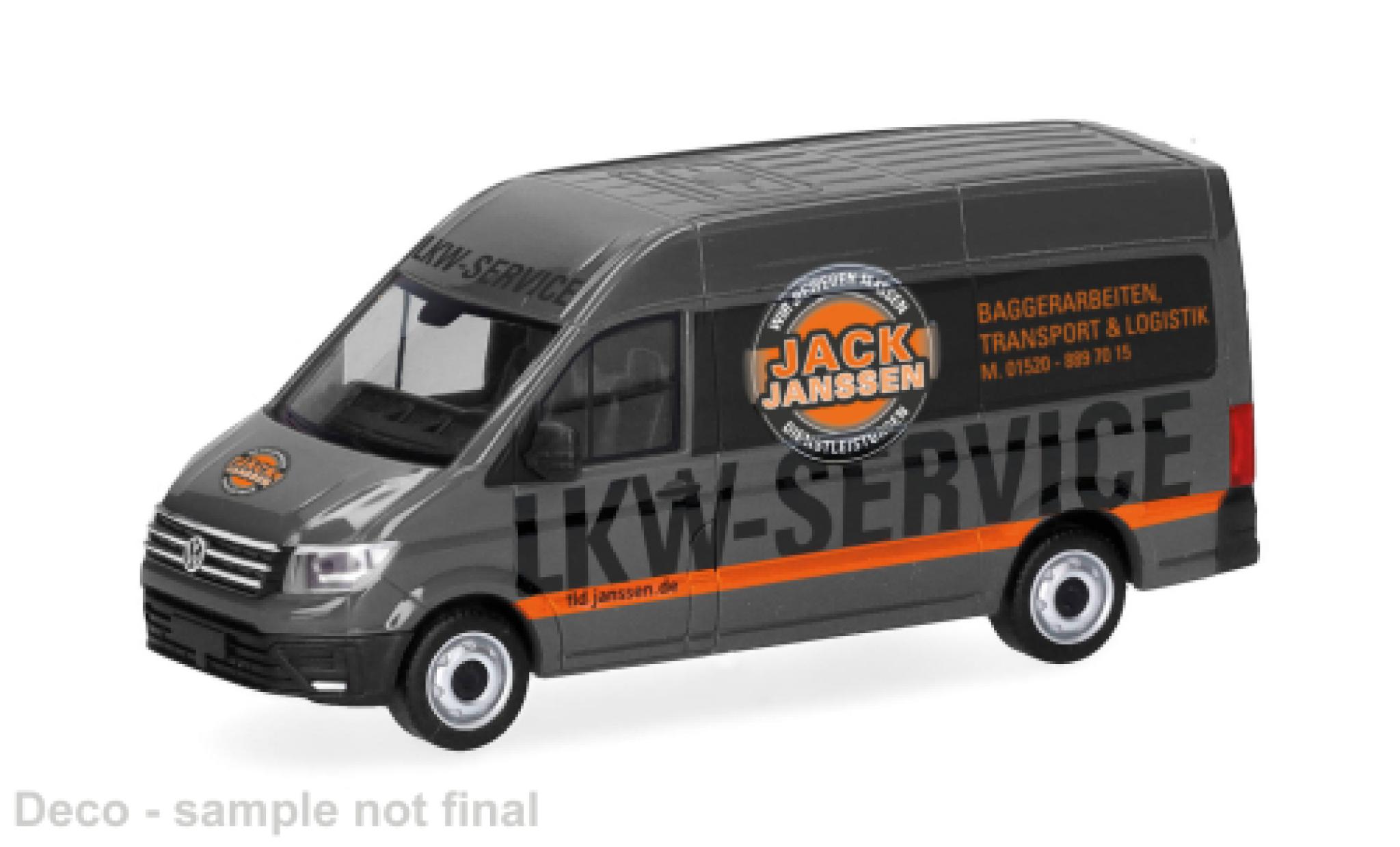 Volkswagen Crafter 1/87 Herpa Kasten HD Jack Janssen 1:87 modelauto