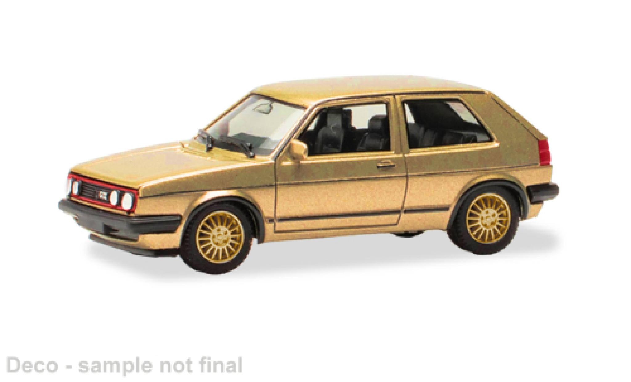 Volkswagen Golf 1/87 Herpa GTI gold 1:87 modelauto