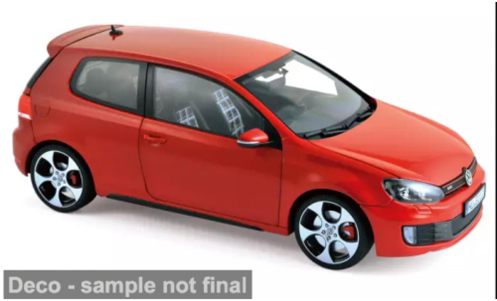 Volkswagen Golf 1/18 Norev GTI rood 2009 1:18 modelauto