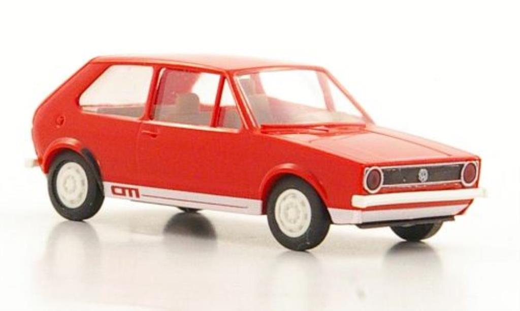 Volkswagen Golf I 1/87 Brekina I Citi rood 3-Turer modelauto