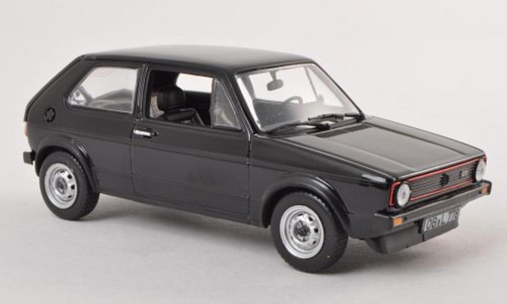 Volkswagen Golf I 1/43 Norev I GTI zwart 1976 modelauto