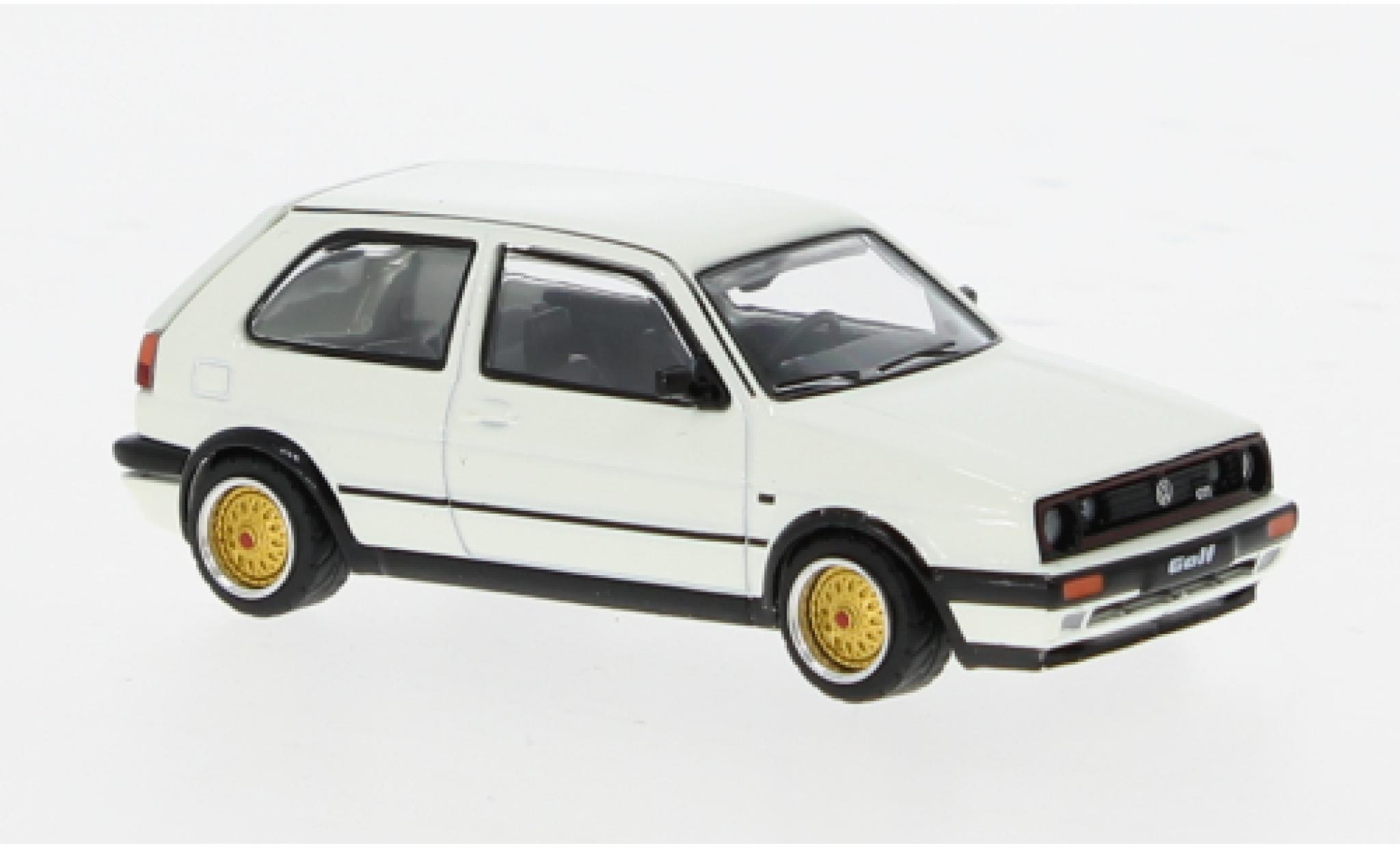 Volkswagen Golf 1/64 Pop Race Mk2 GTI wit 1:64 modelauto
