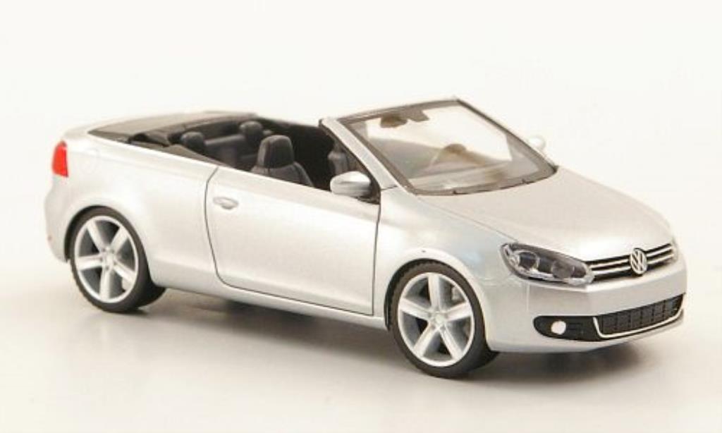 Volkswagen Golf VI 1/87 Herpa VI Cabrio grijs 2011 modelauto