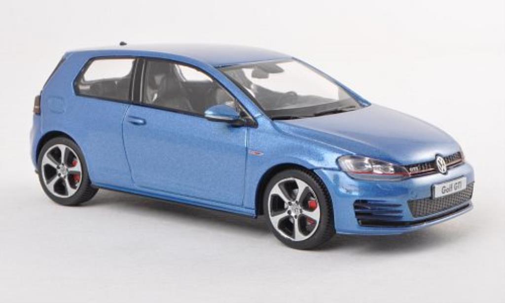 Volkswagen Golf VII 1/43 Herpa VII GTI blauw 3-Turer modelauto