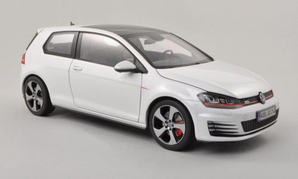 Volkswagen Golf VII 1/18 Norev VII GTI wit 3-Turer modelauto