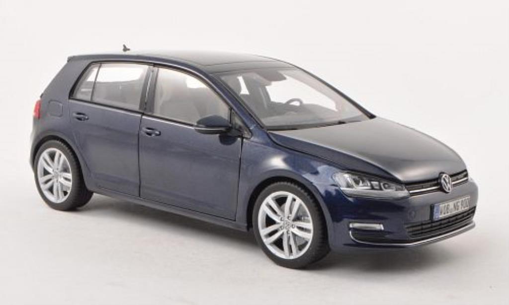 Volkswagen Golf VII 1/18 Norev VII blauw 5-Turer modelauto