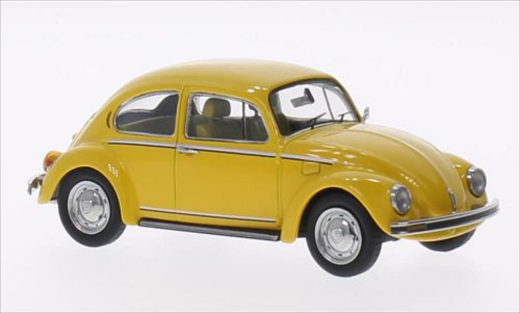 Volkswagen Kafer 1/43 Schuco 1200 Sunny Bug geel modelauto